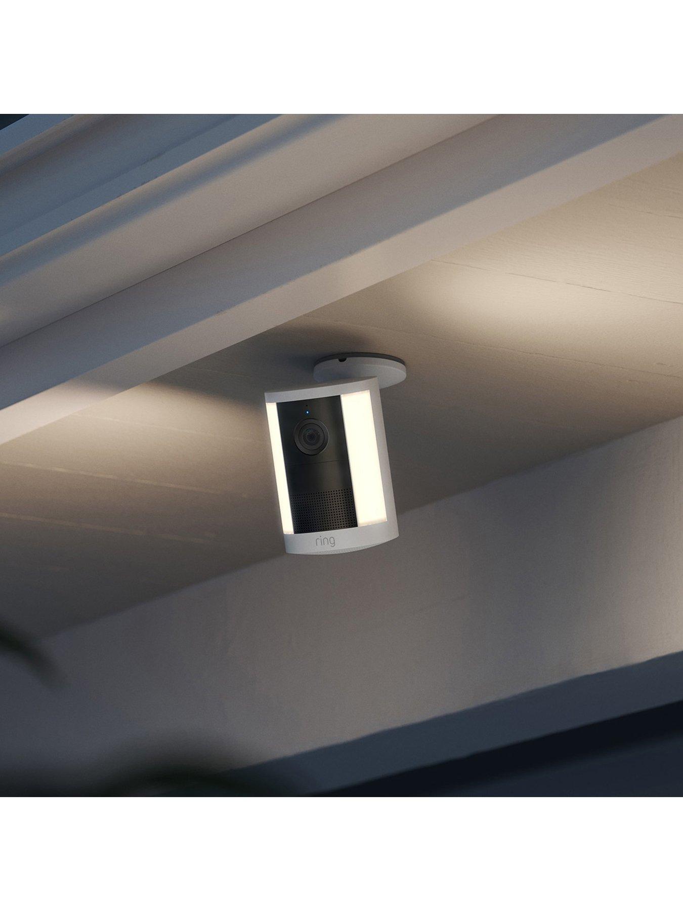 Image 3 of 7 of RING Spotlight Cam (2nd Gen) - Plug-in - Retinal 2K Security Camera- White