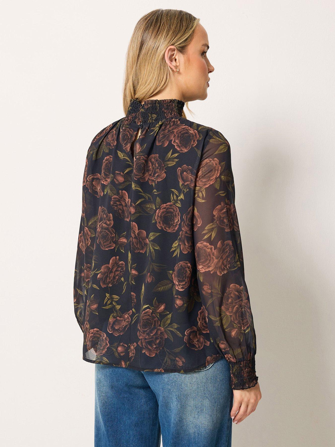 Image 2 of 4 of Long Tall Sally High Neck Top - Black