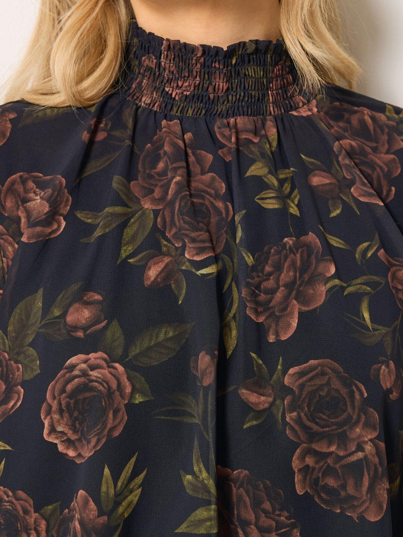 Image 4 of 4 of Long Tall Sally High Neck Top - Black