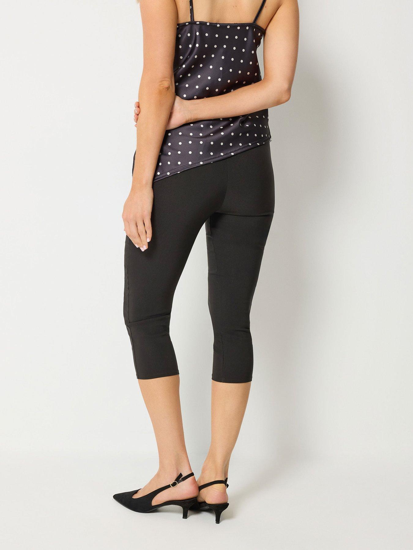 Image 2 of 4 of Long Tall Sally Capri Pant - Black