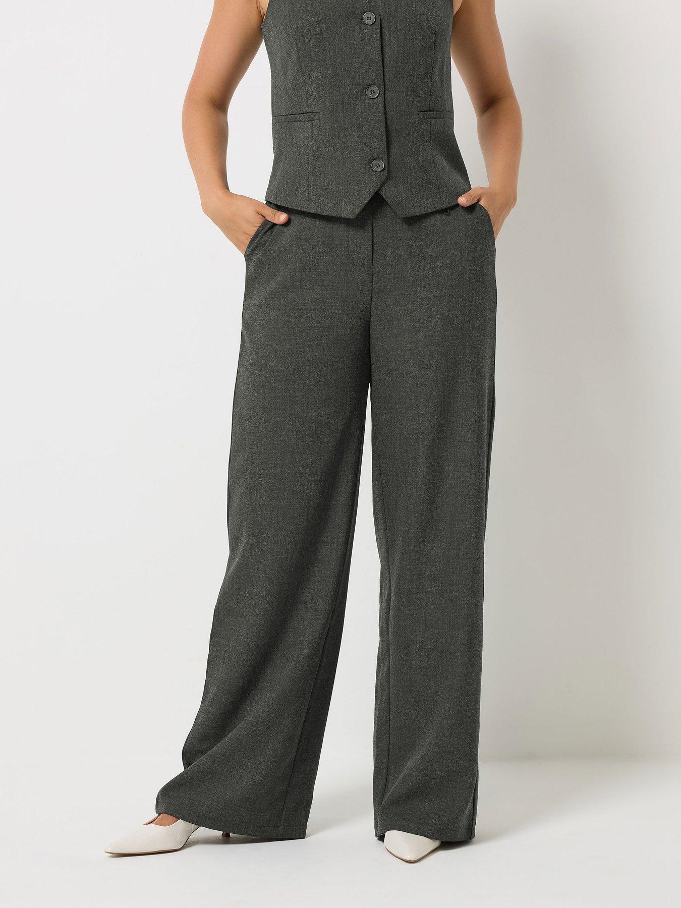 Long Tall Sally Tall Wide Leg Tailored Trouser 34"