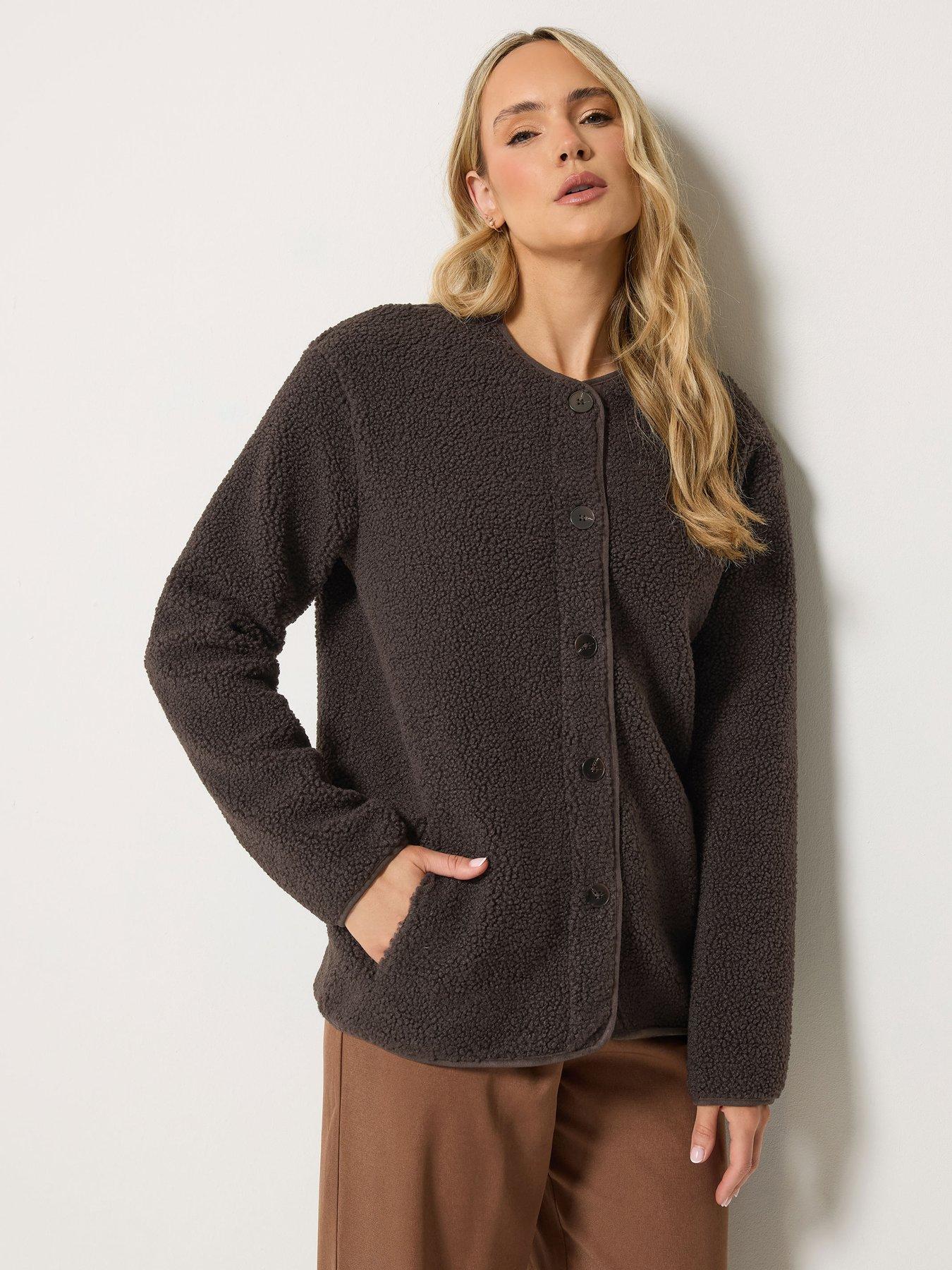 Long Tall Sally Borg Jacket - Brown