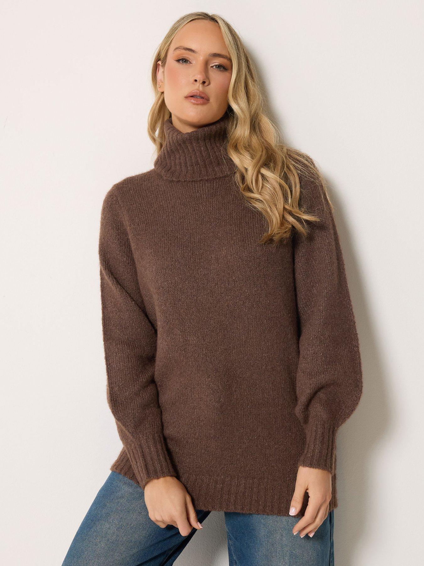 Long Tall Sally Tall Roll Neck Jumper
