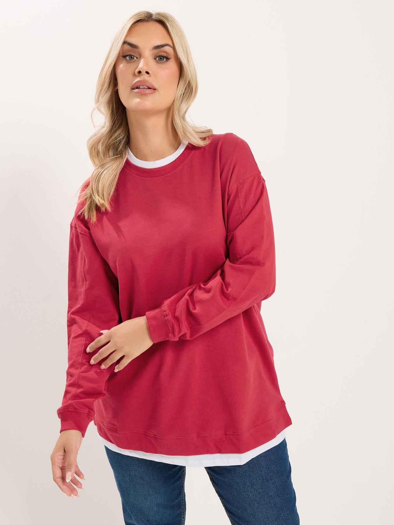 Yours Curve 2 In 1 Jumper - Red