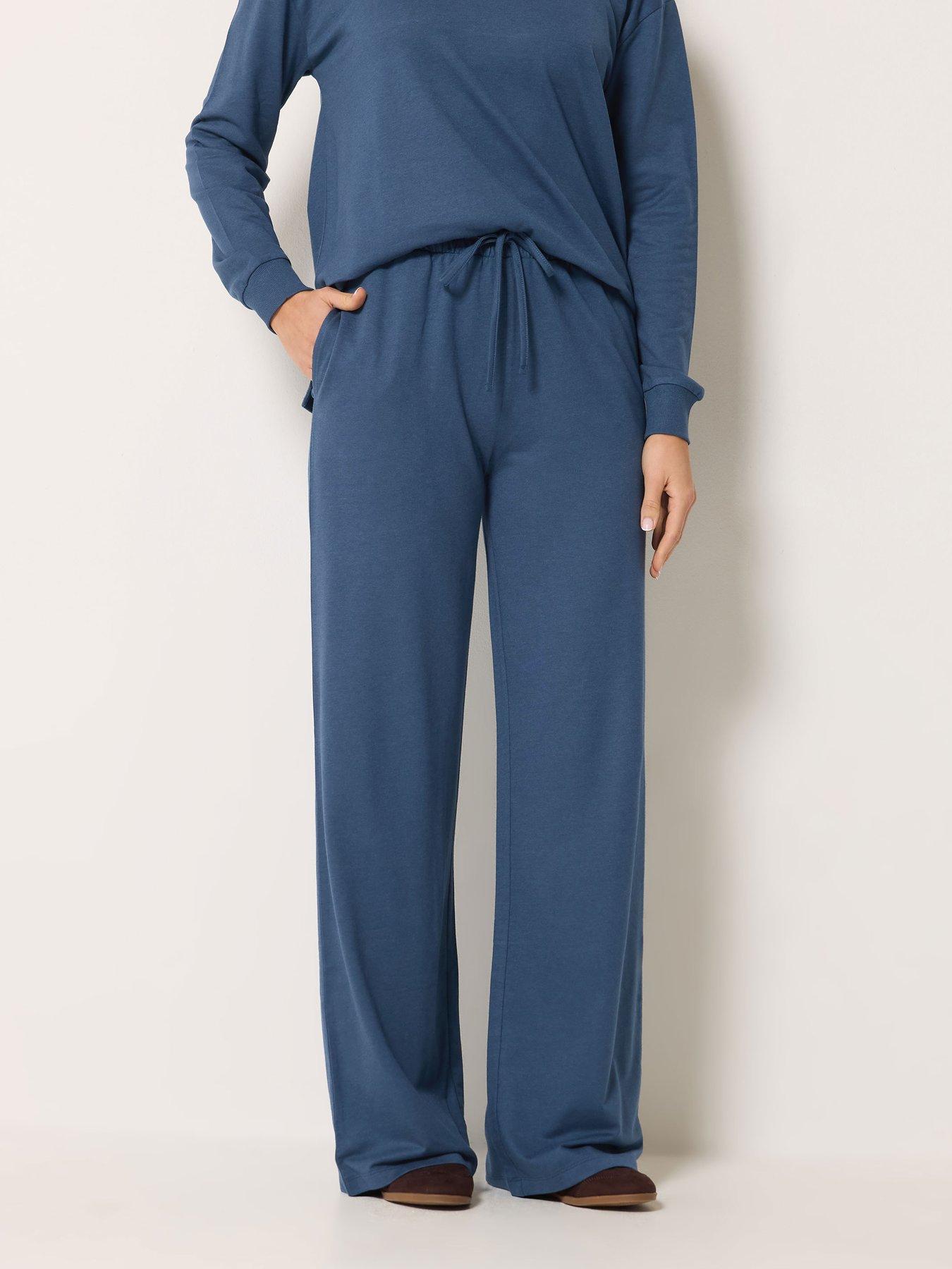 Long Tall Sally LTS PREMIUM Tall Modal Straight Leg Joggers - Blue