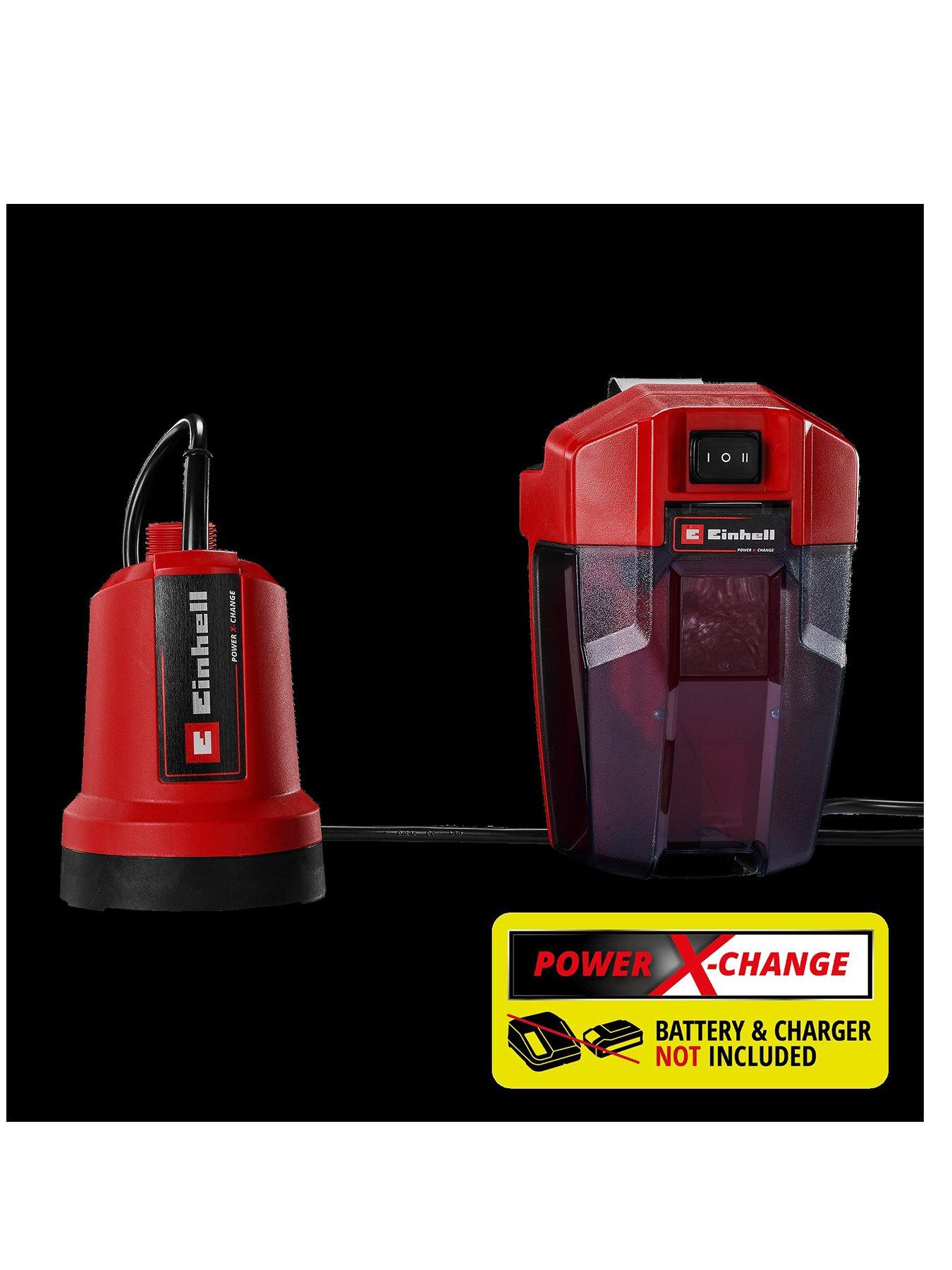 Image 1 of 6 of Einhell PXC 18V Cordless Submersible Low Level Clear Water Pump, 4500 L/H, Body Only