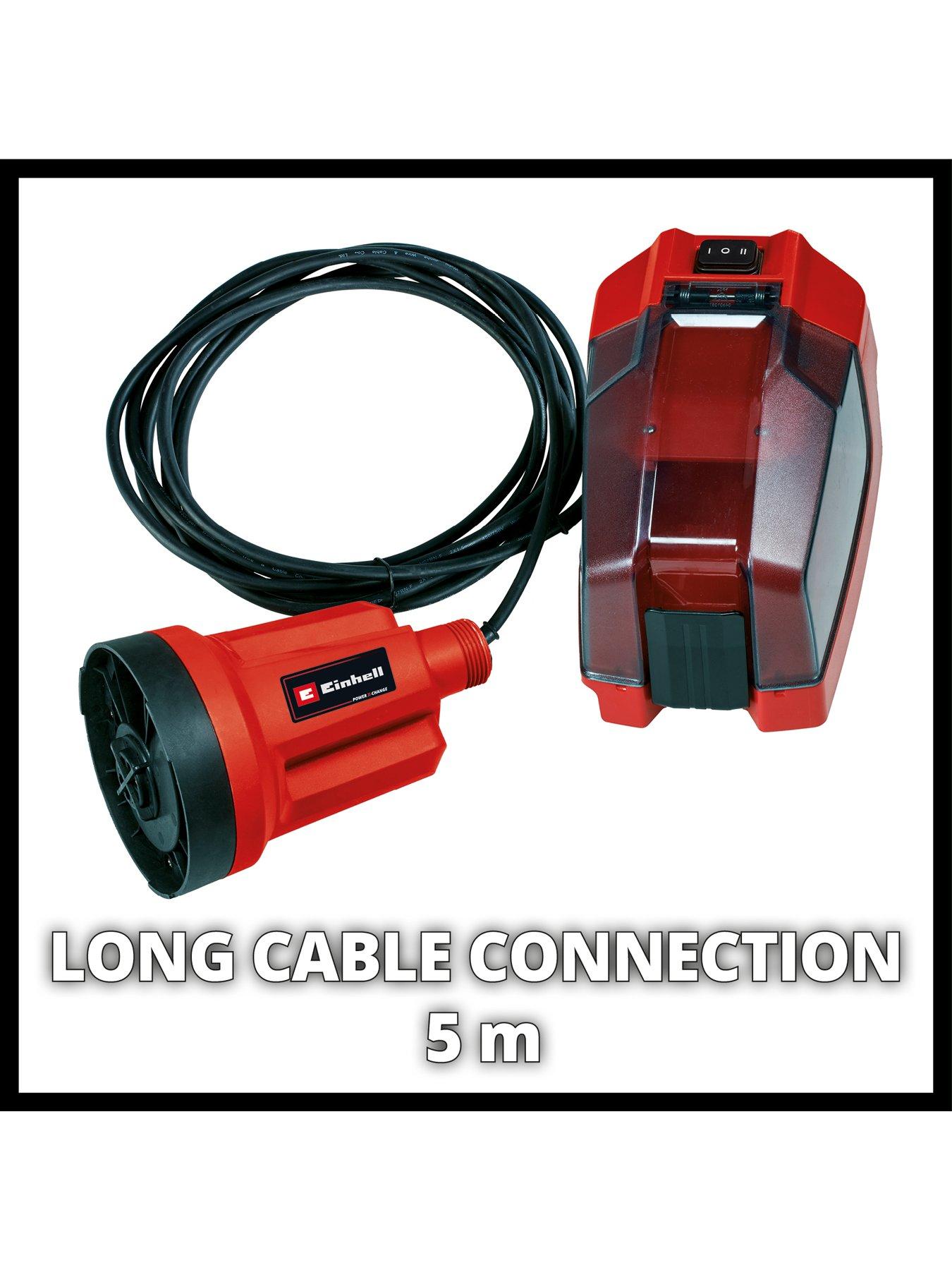 Image 4 of 6 of Einhell PXC 18V Cordless Submersible Low Level Clear Water Pump, 4500 L/H, Body Only