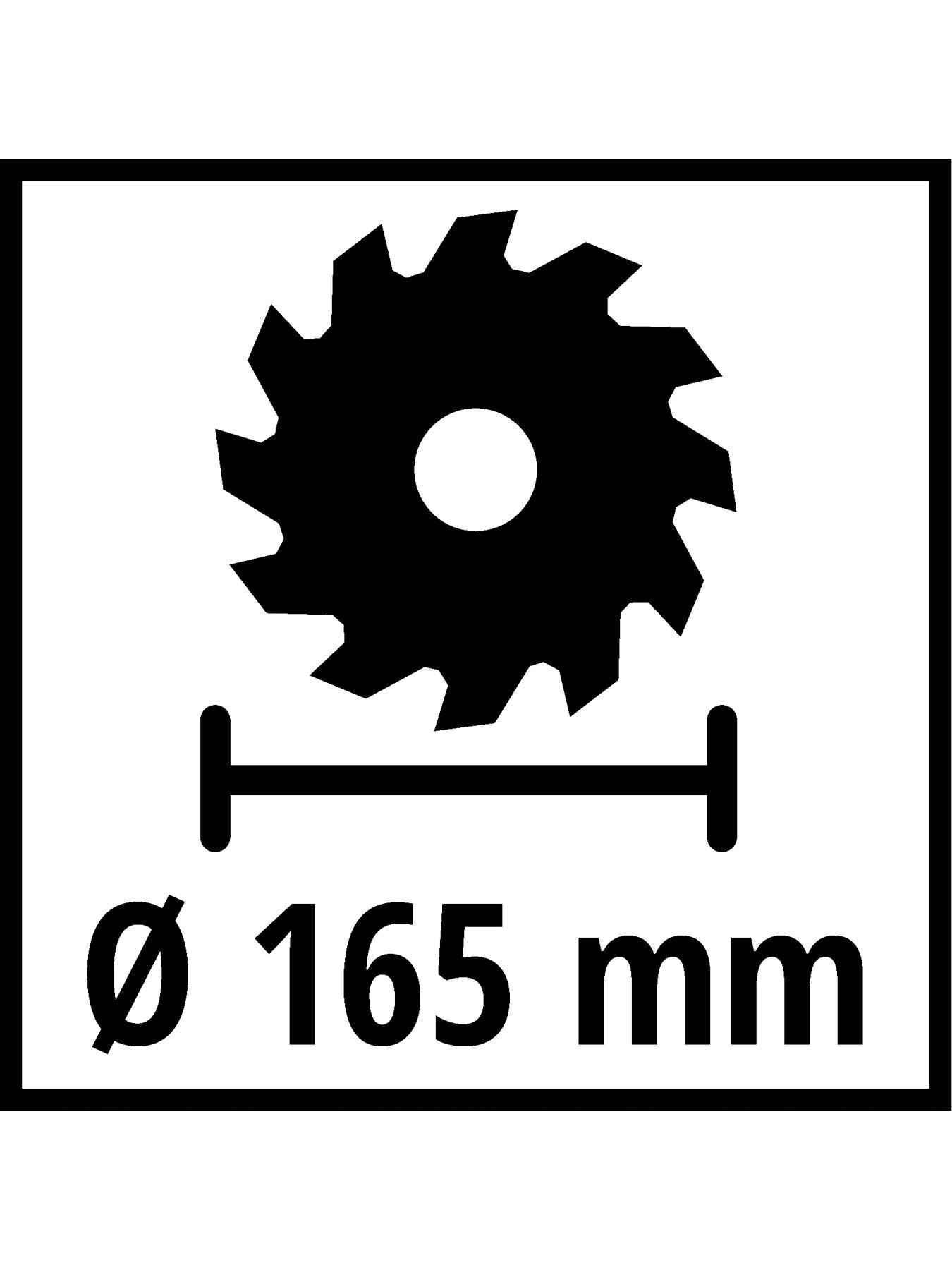 Image 4 of 5 of Einhell PXC 18V Professional Brushless 165mm Circular Saw, Body Only