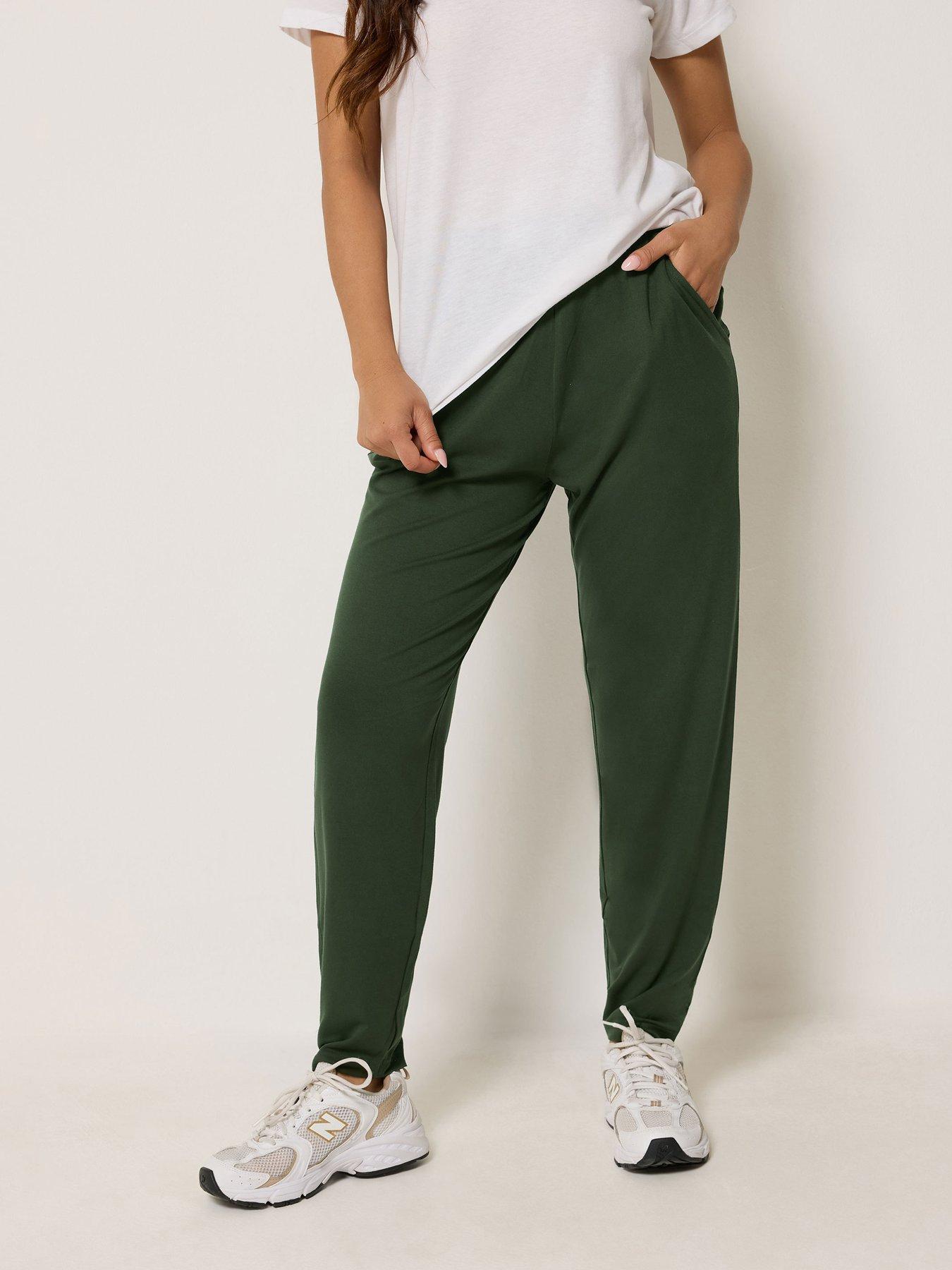 PixieGirl Petite Harem Trouser - Forest Green