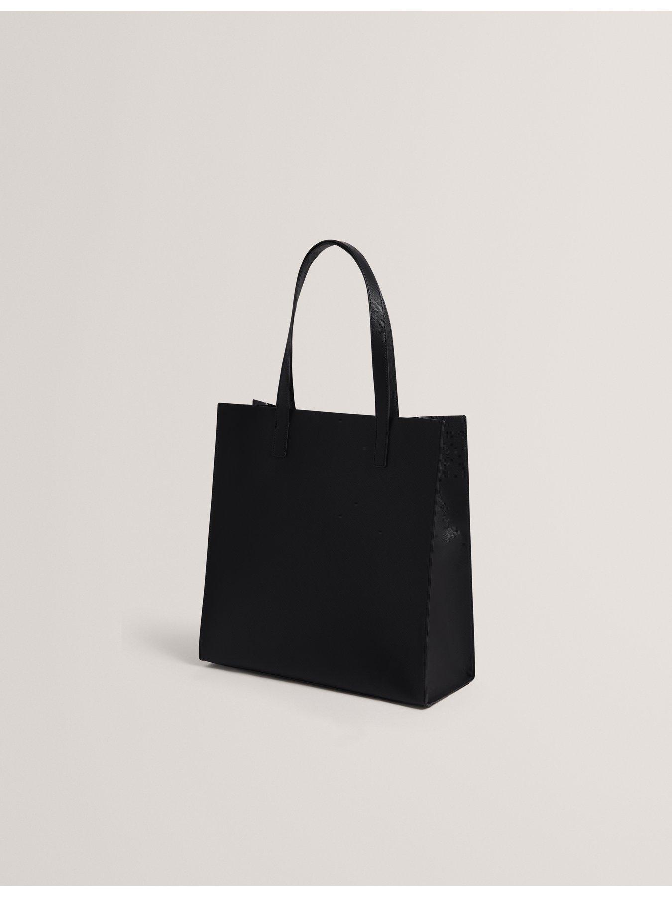 Image 3 of 5 of Ted Baker Large Tote Bag with Bow Detail - Black