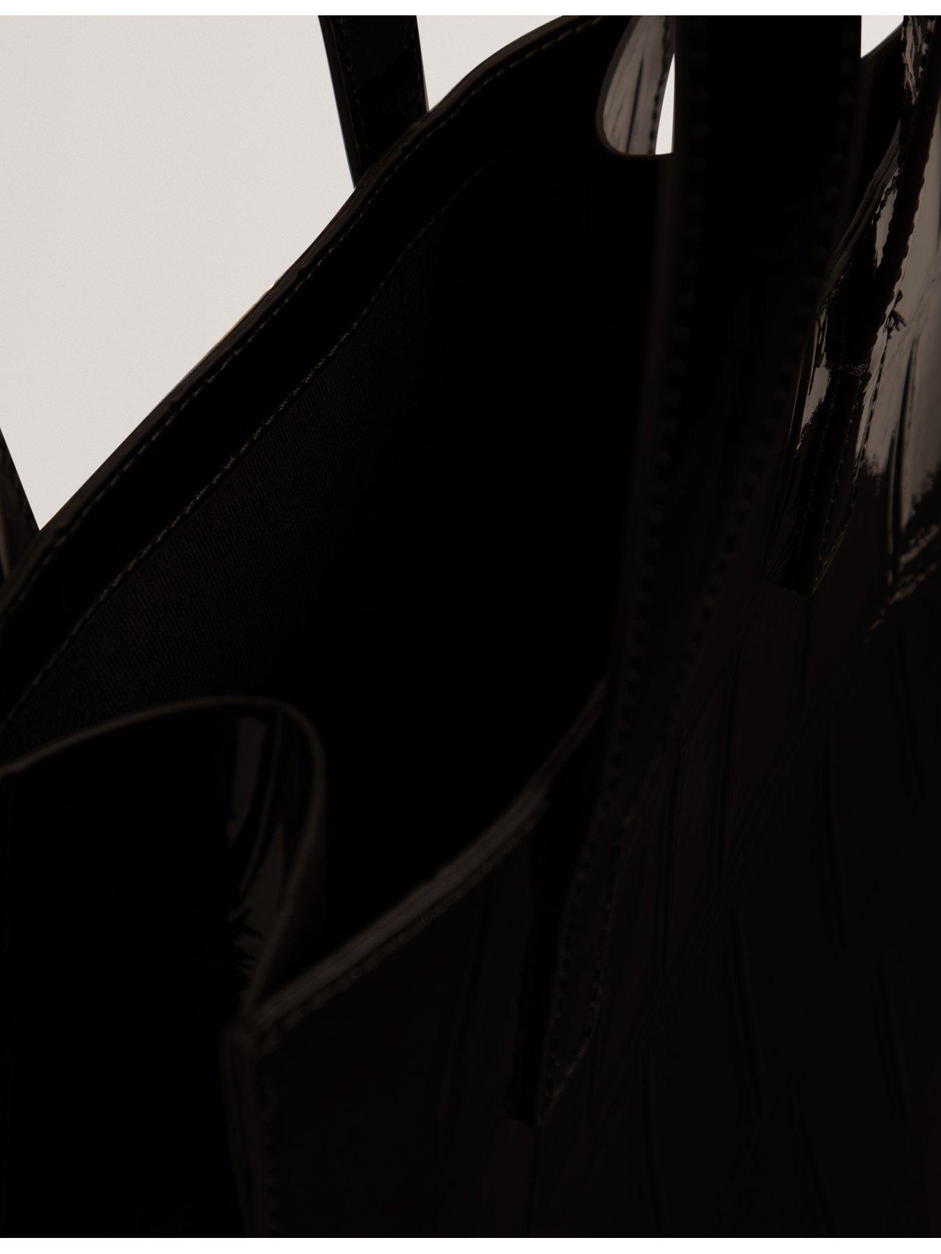 Image 4 of 5 of Ted Baker Croc Effect Small Tote Bag - Black