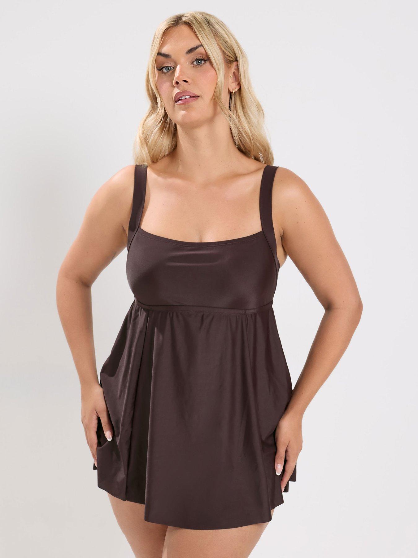 Yours Curve Square Neck Swimdress