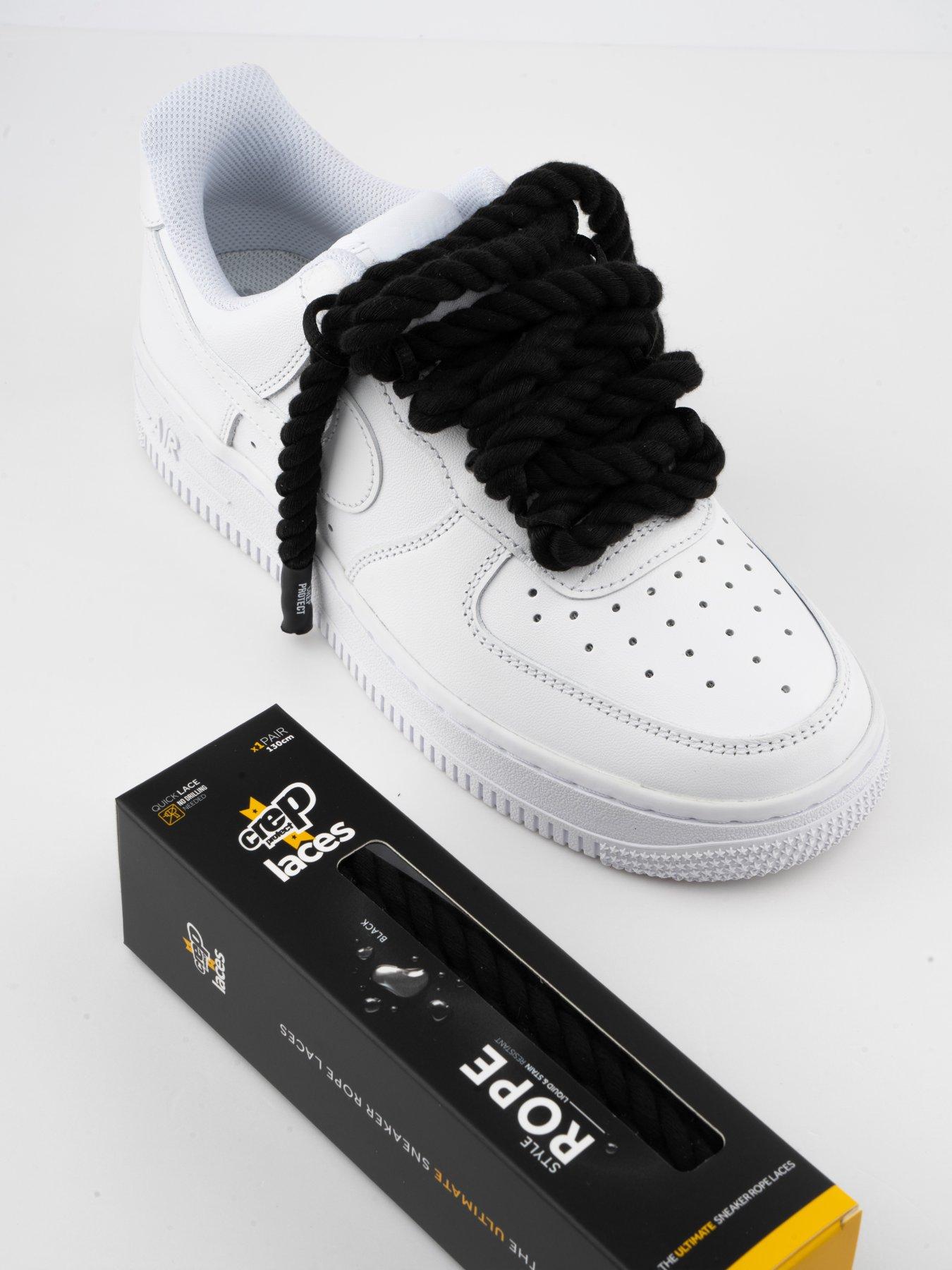Image 3 of 5 of Crep Protect Mens Rope 130cm Shoelaces - Black