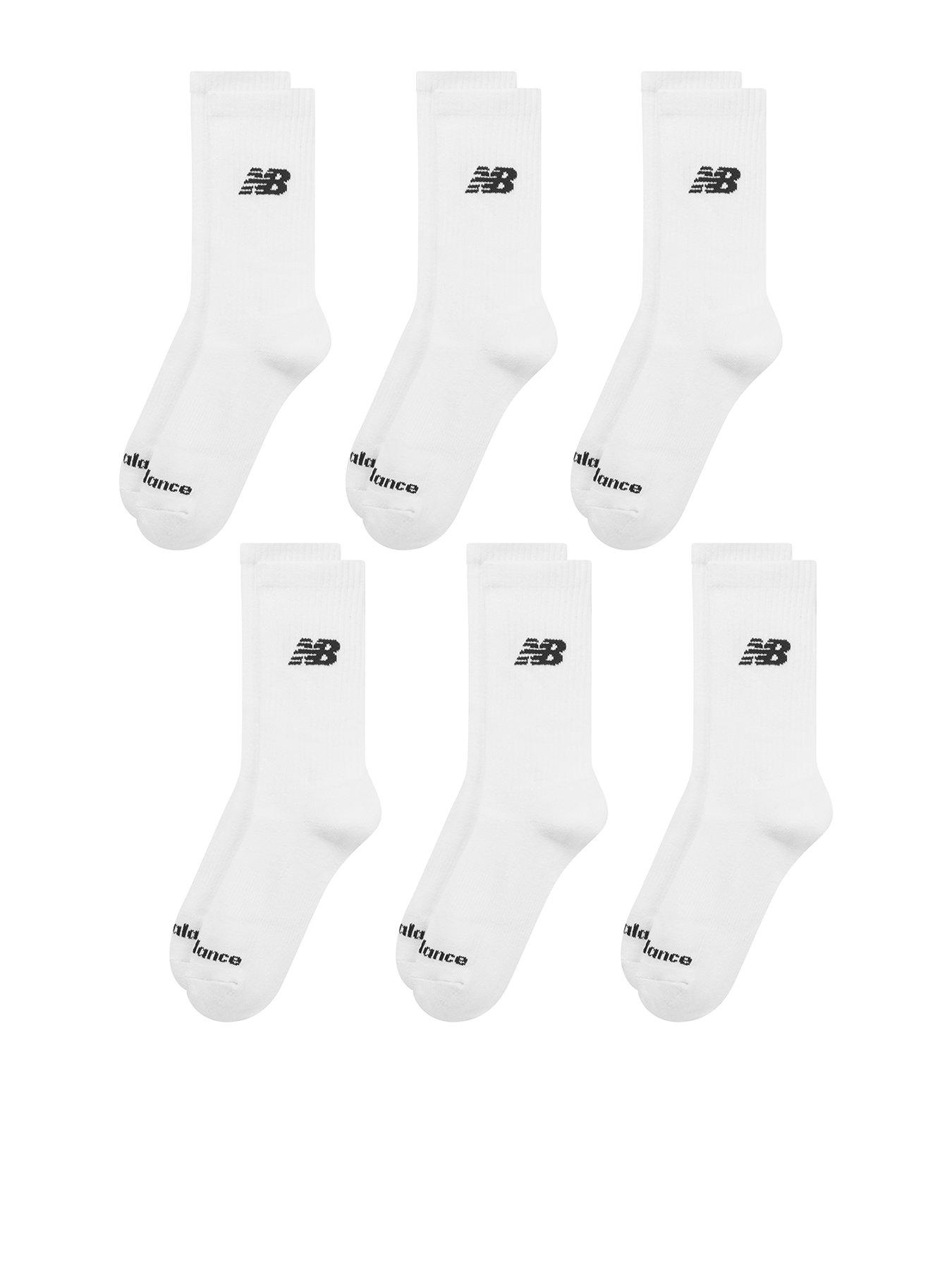 New Balance Everyday Crew 6 Pack - White