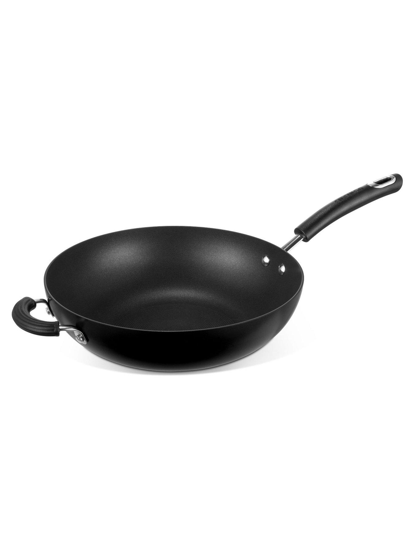 Circulon Total Hard Anodised Stirfry With Helper Handle, 30cm