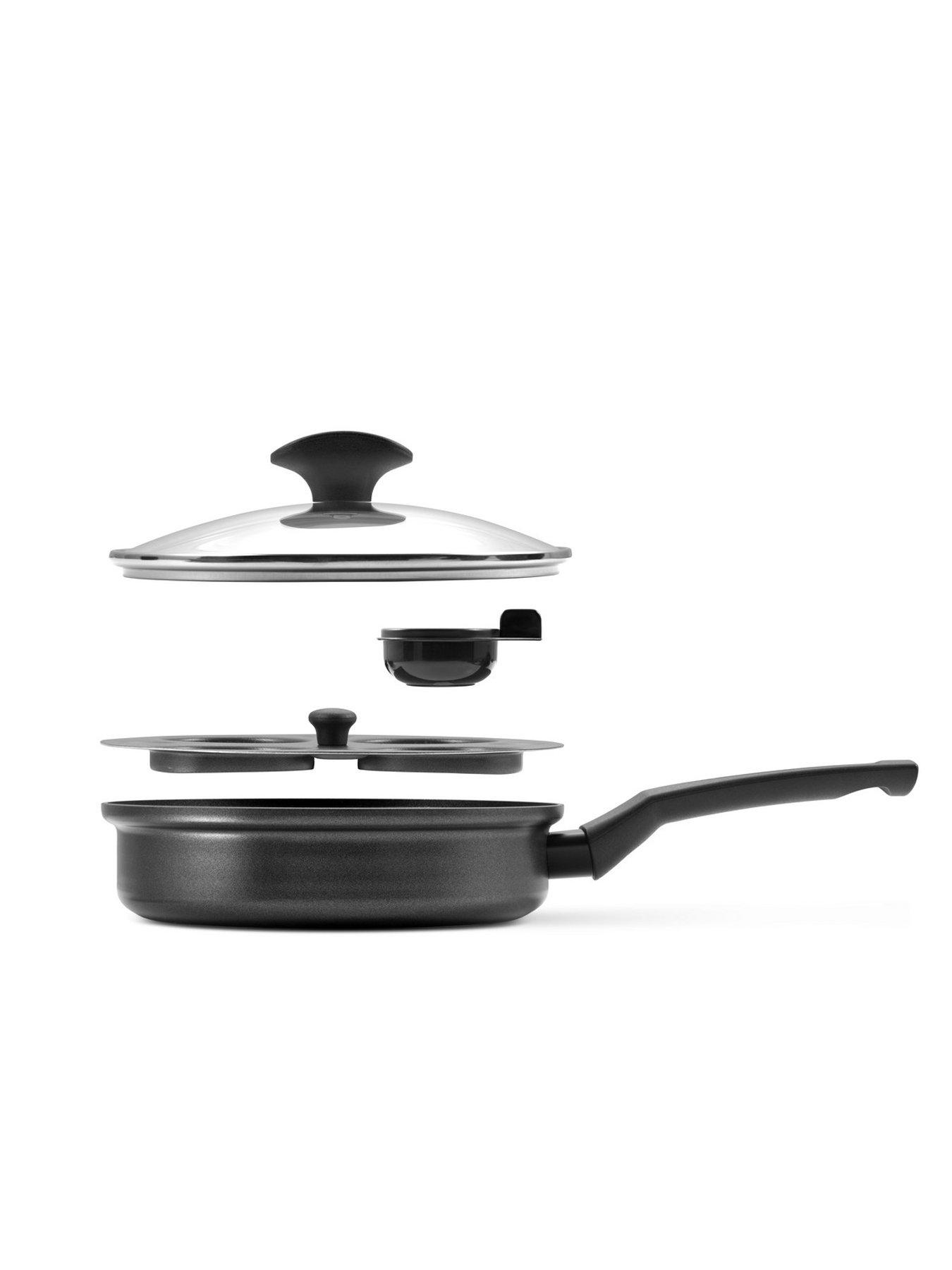 Image 3 of 8 of Prestige 9 x Tougher twinpack - 21cm fry/omelette pan &amp; 20cm 4 cup egg poacher