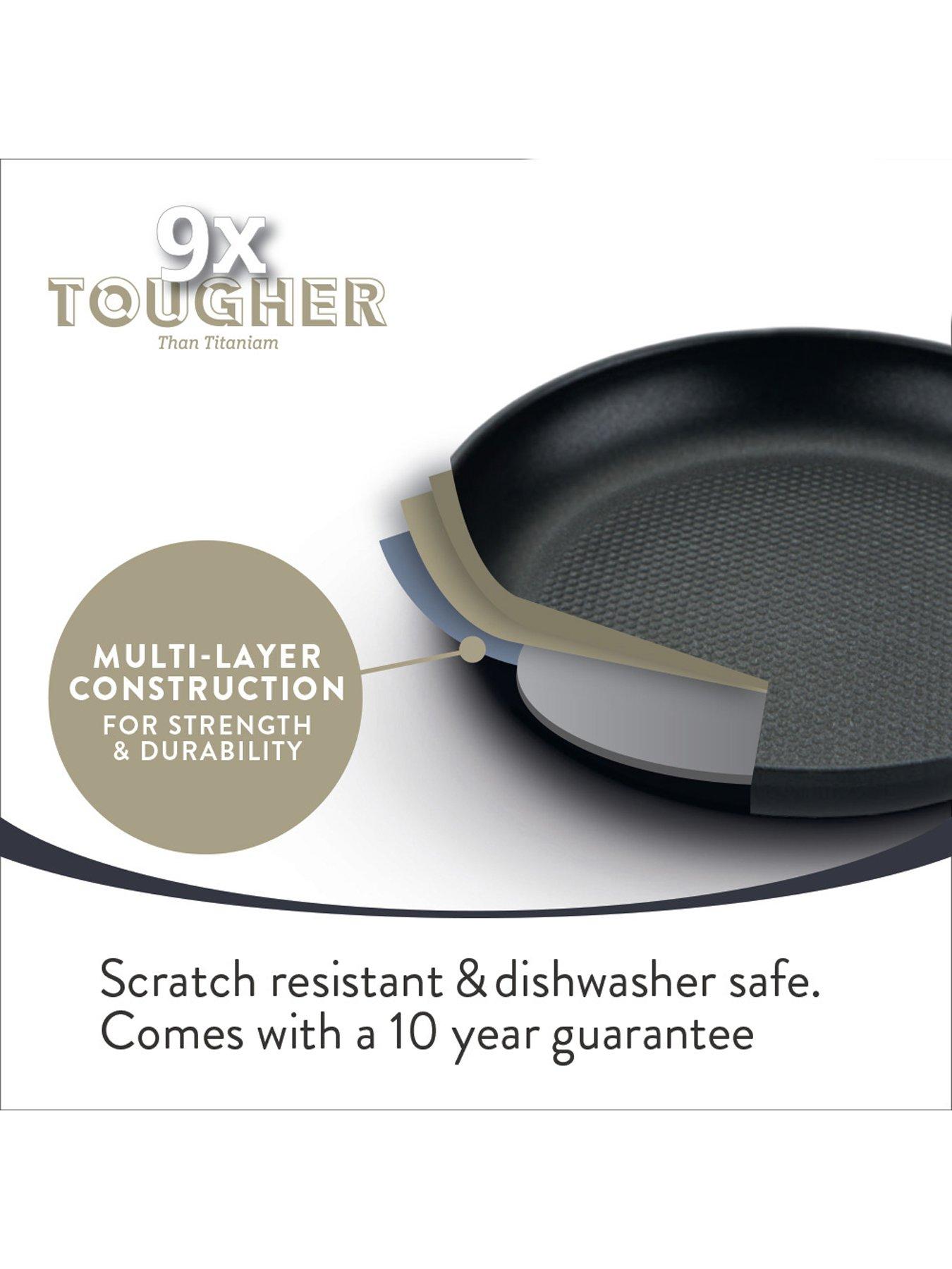 Image 5 of 8 of Prestige 9 x Tougher twinpack - 21cm fry/omelette pan &amp; 20cm 4 cup egg poacher