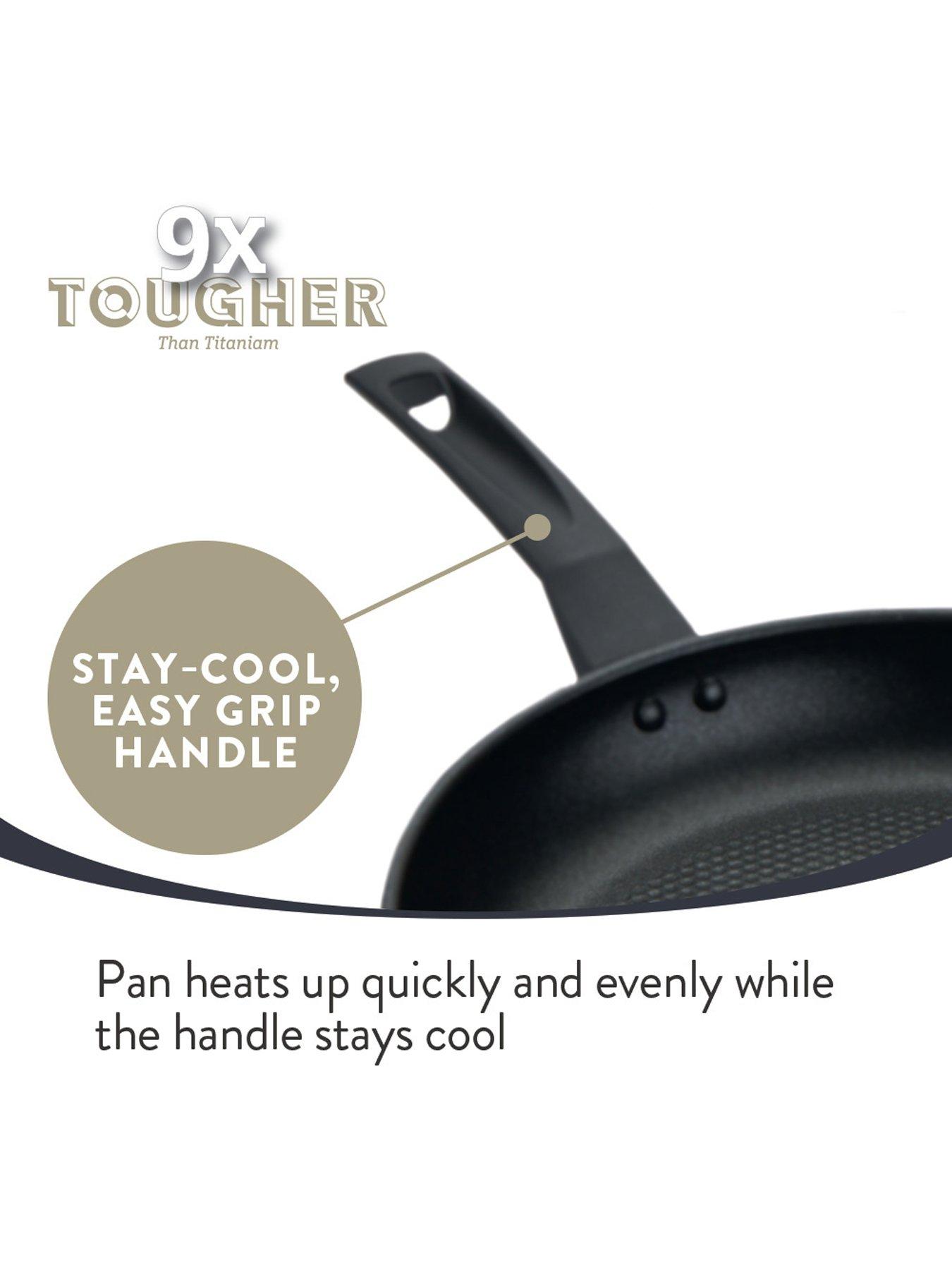 Image 6 of 8 of Prestige 9 x Tougher twinpack - 21cm fry/omelette pan &amp; 20cm 4 cup egg poacher