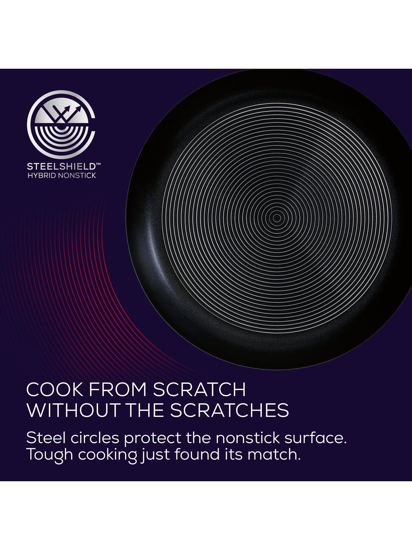 Image 3 of 8 of Circulon S Series Stainless Steel Hybrid Non Stick Frying Pan Set of 2: 20cm &amp; 26cm