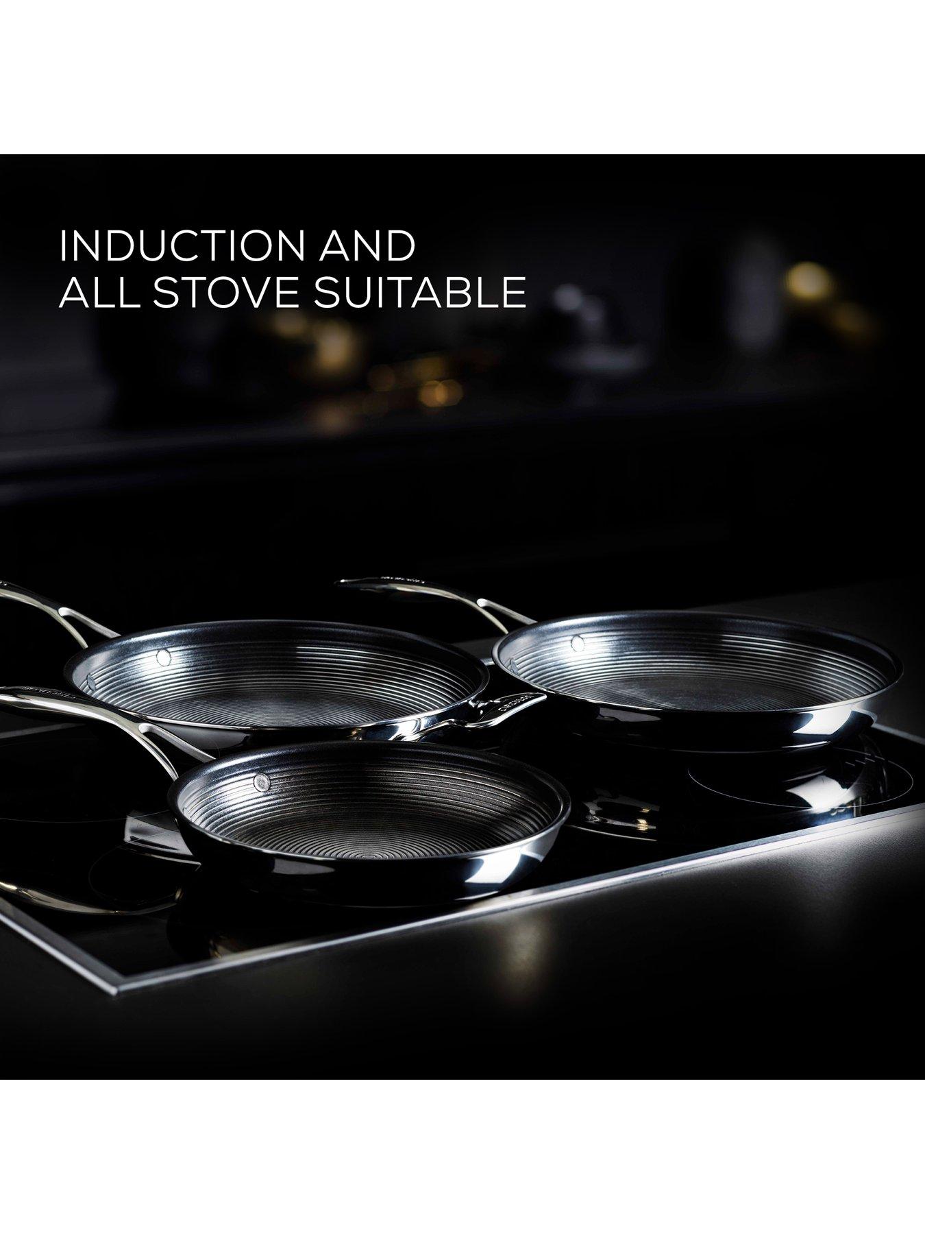 Image 6 of 8 of Circulon S Series Stainless Steel Hybrid Non Stick Frying Pan Set of 2: 20cm &amp; 26cm