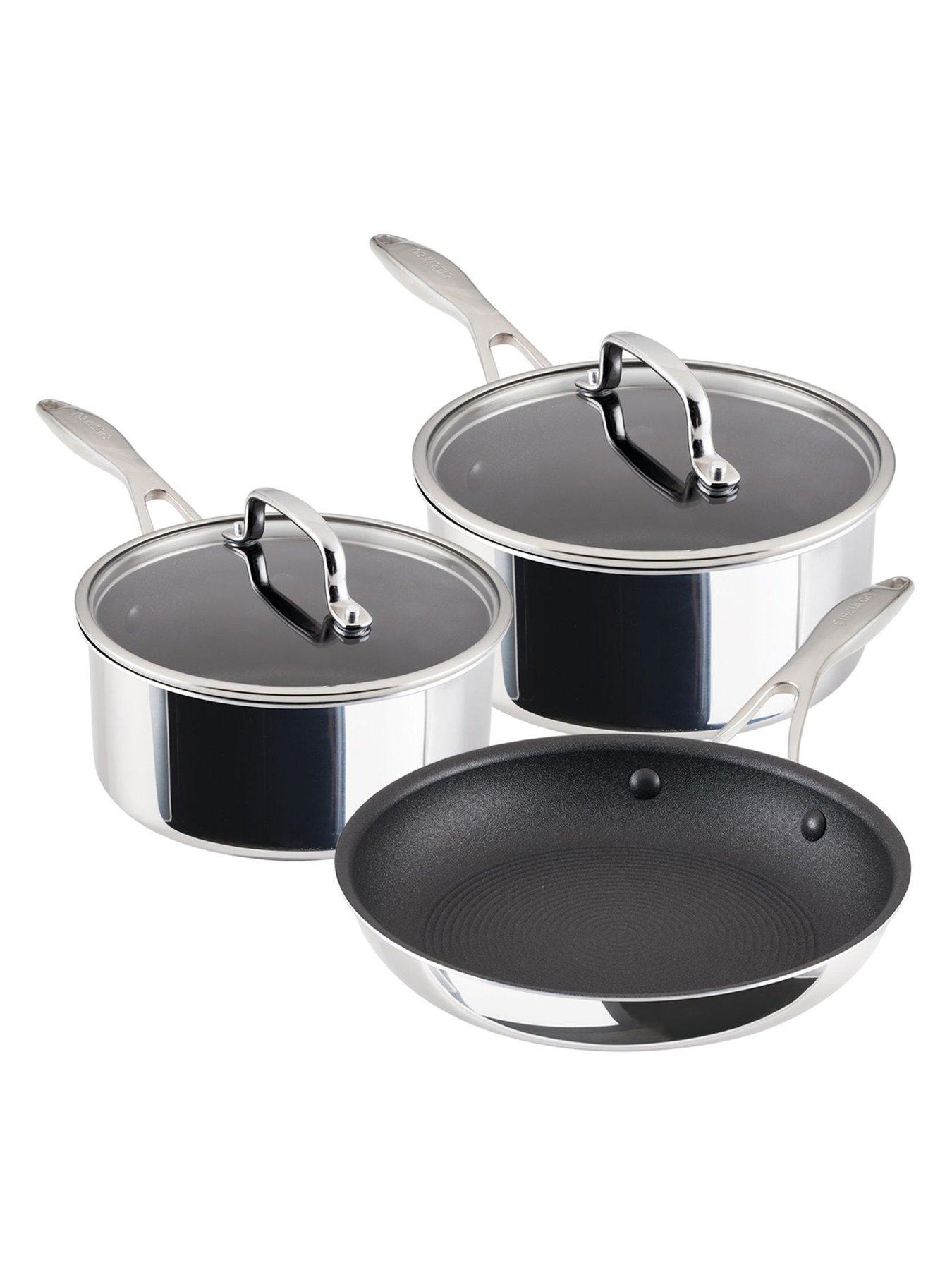 Circulon Circulon Clad 3pce Set (16cm  &  20cm S/pans + 25cm Frypan)