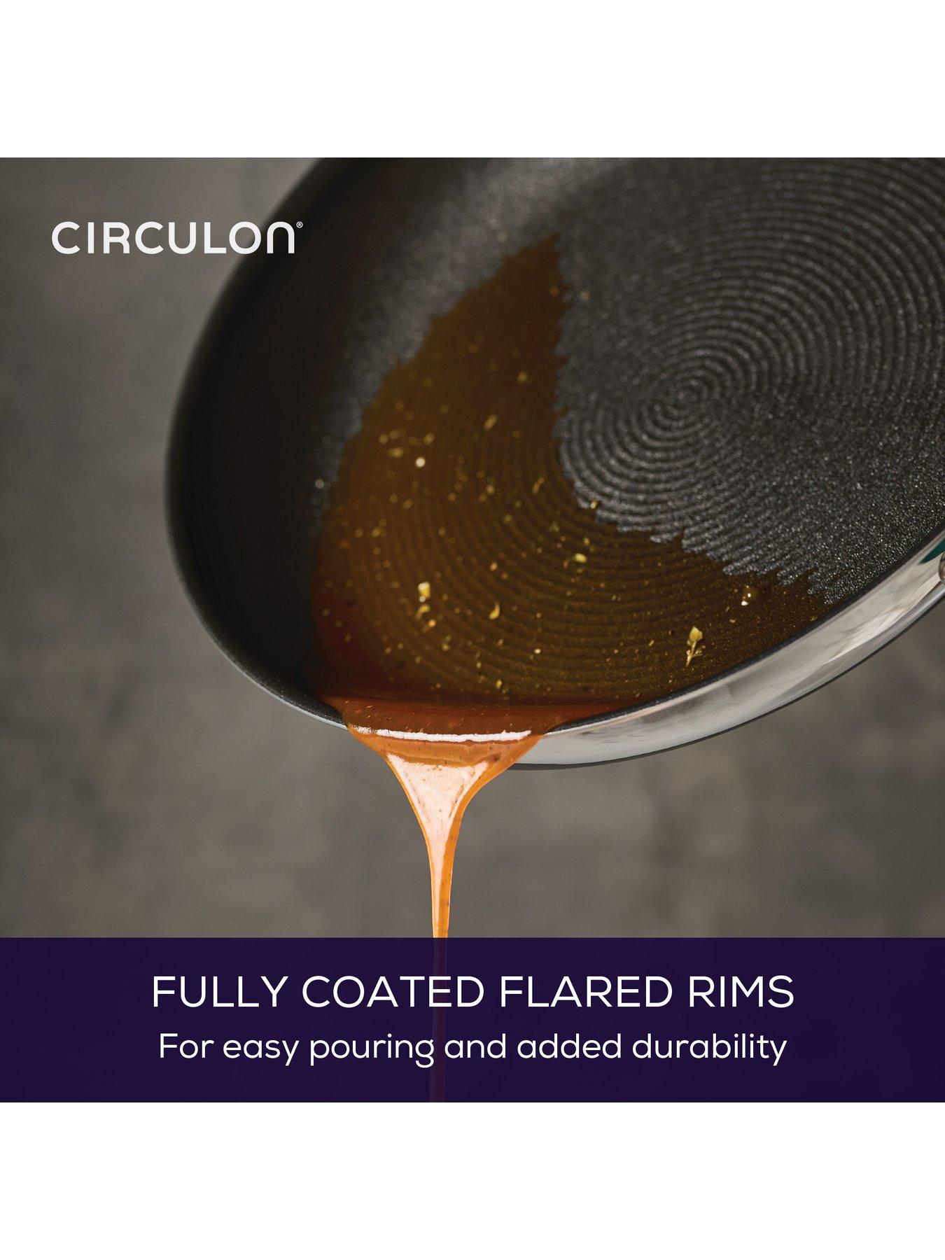 Image 5 of 8 of Circulon Clad Series 3 Piece Set - 16cm &amp; 20cm Saucepans &amp; 25cm Frypan