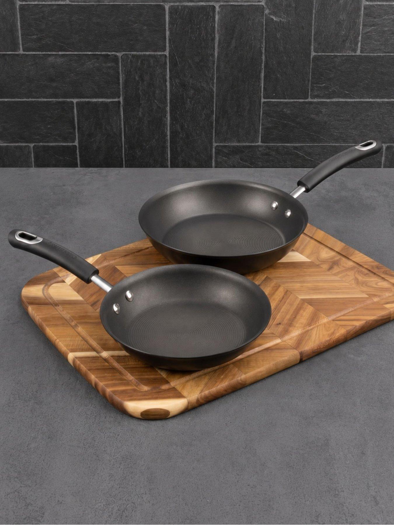 Circulon Circulon Total Hard Anodised Frypan Twin Pack, 22cm  &  25cm
