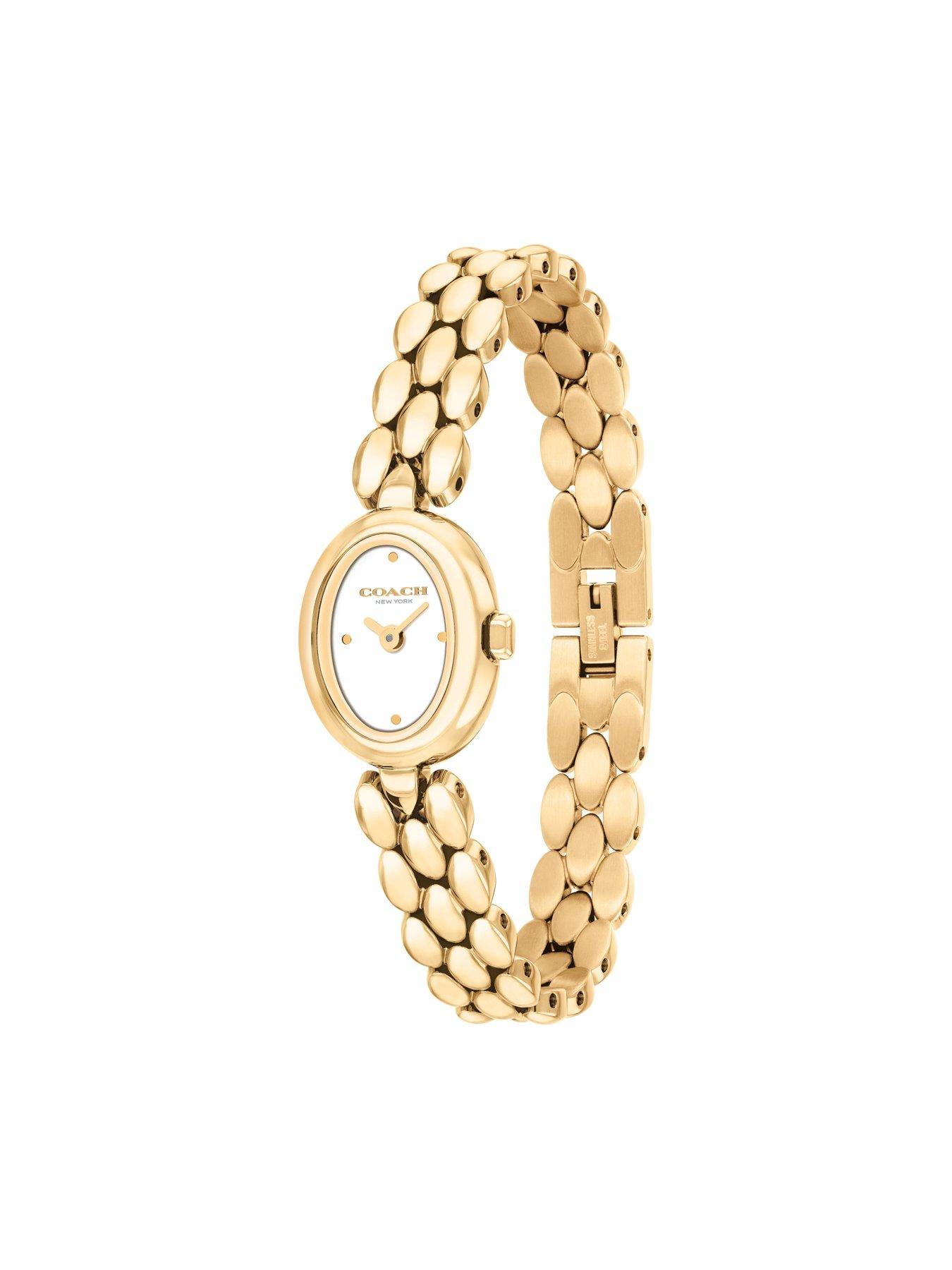 Image 2 of 5 of COACH Ladies Sammy Gold Plated Bracelet Watch