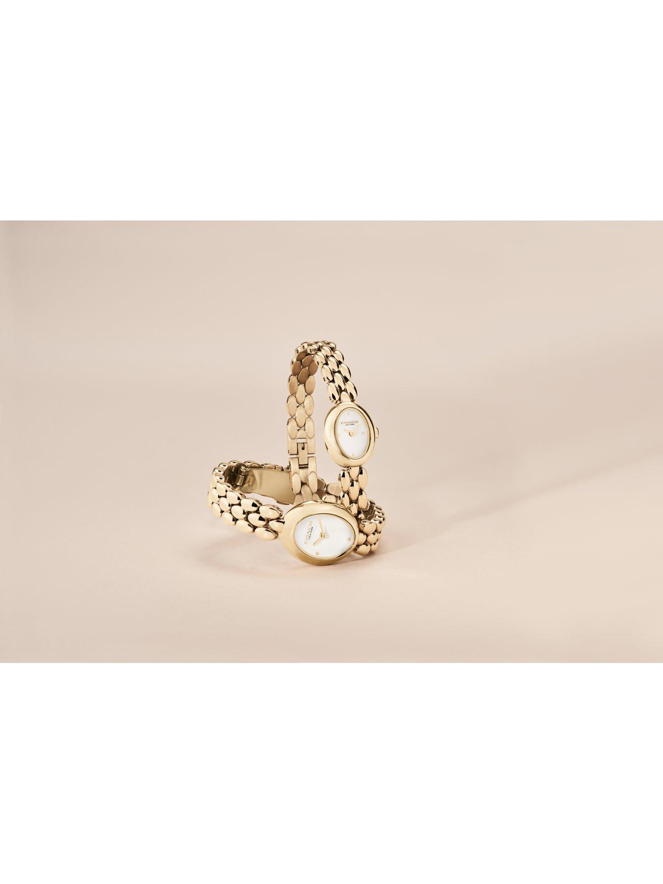 Image 4 of 5 of COACH Ladies Sammy Gold Plated Bracelet Watch