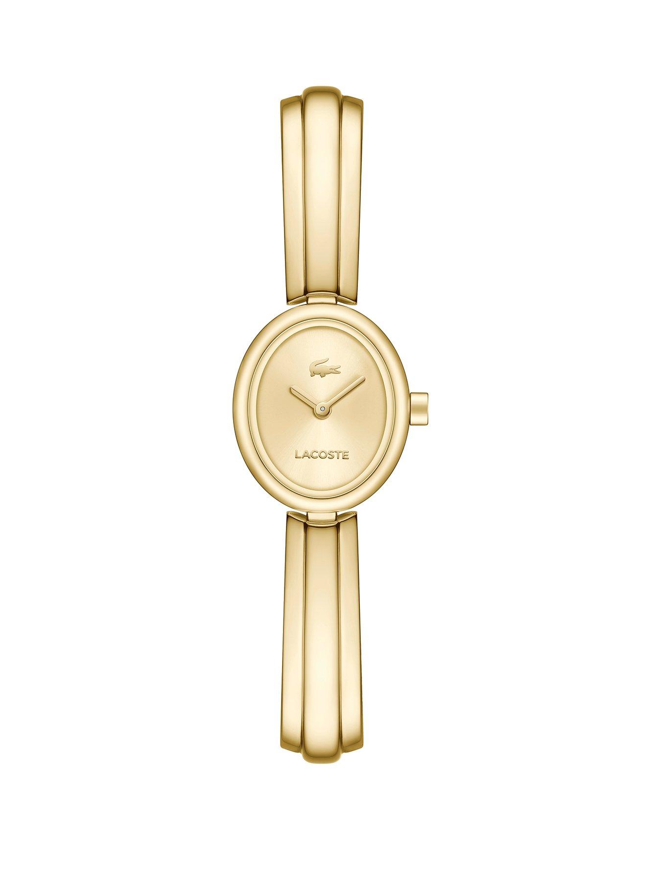 Lacoste Suzanne Gold Dial Bangle Bracelet Watch