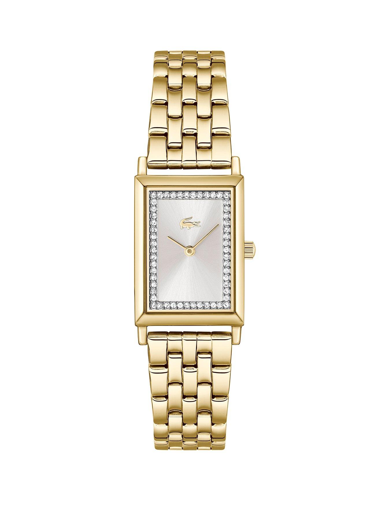 Image 1 of 5 of Lacoste Catherine Silver White Dial and Gold Bracelet Watch