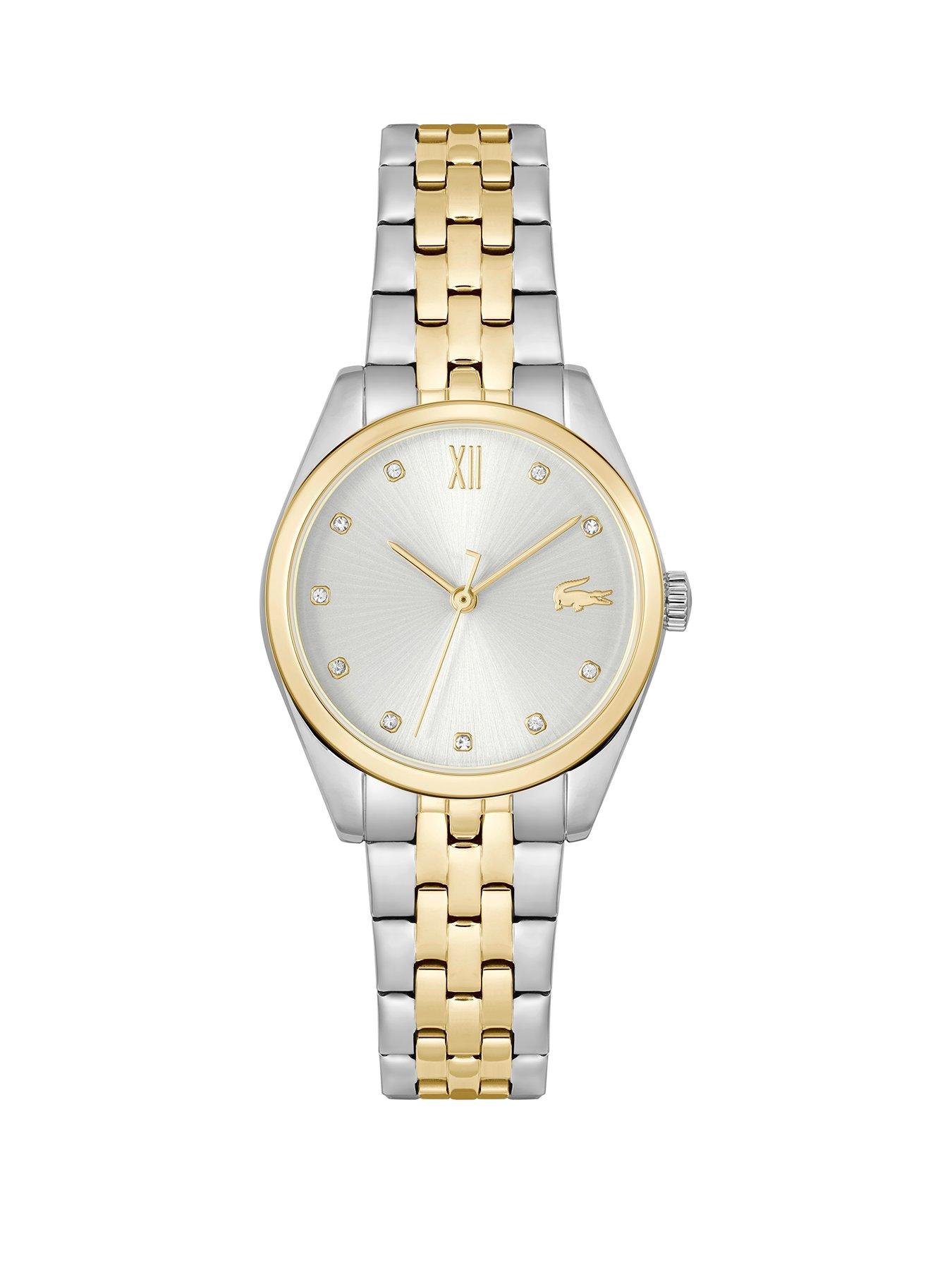Lacoste Tuilerie Two Tone Stainless Steel and Gold Bracelet Watch