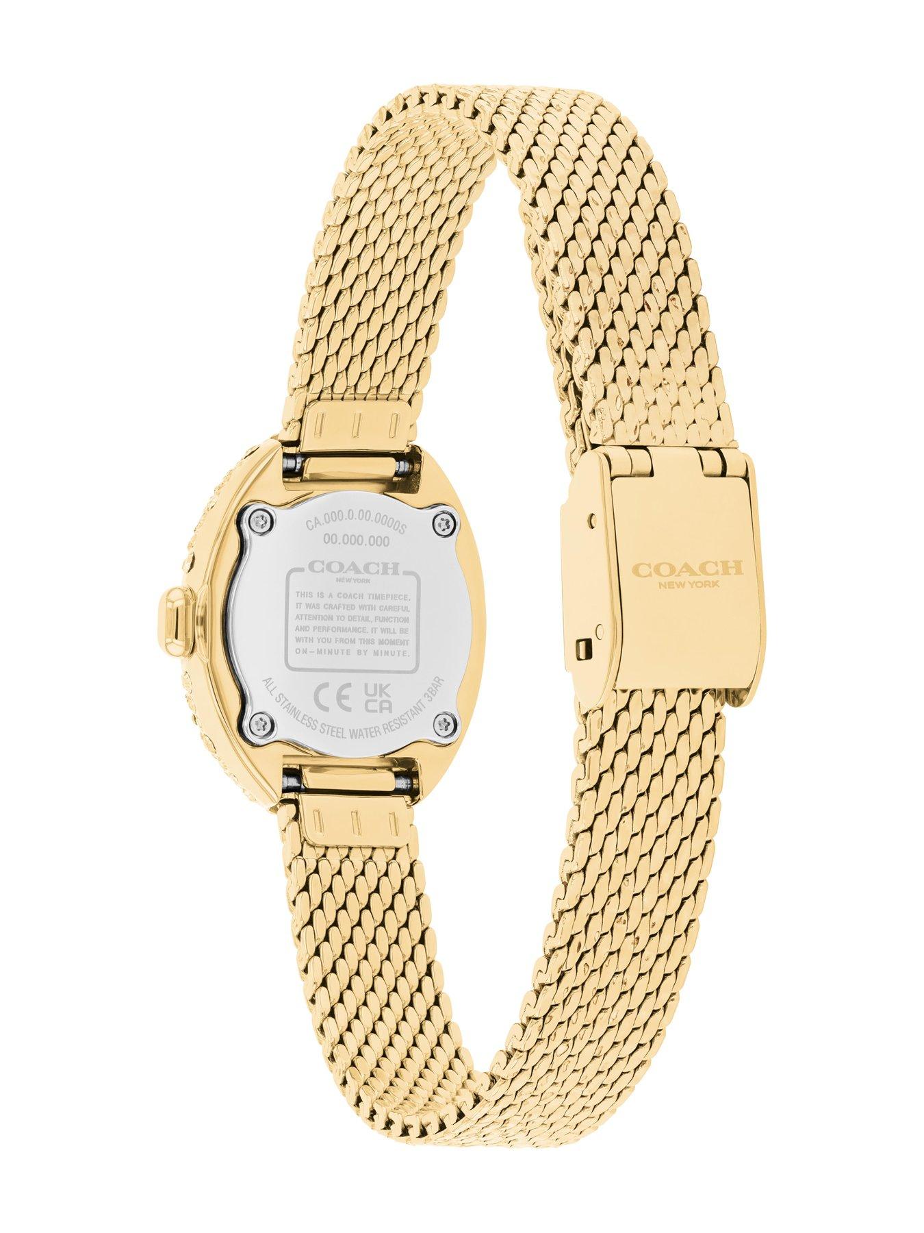 Image 3 of 4 of COACH Ladies Sammy Gold Mesh Bracelet Watch