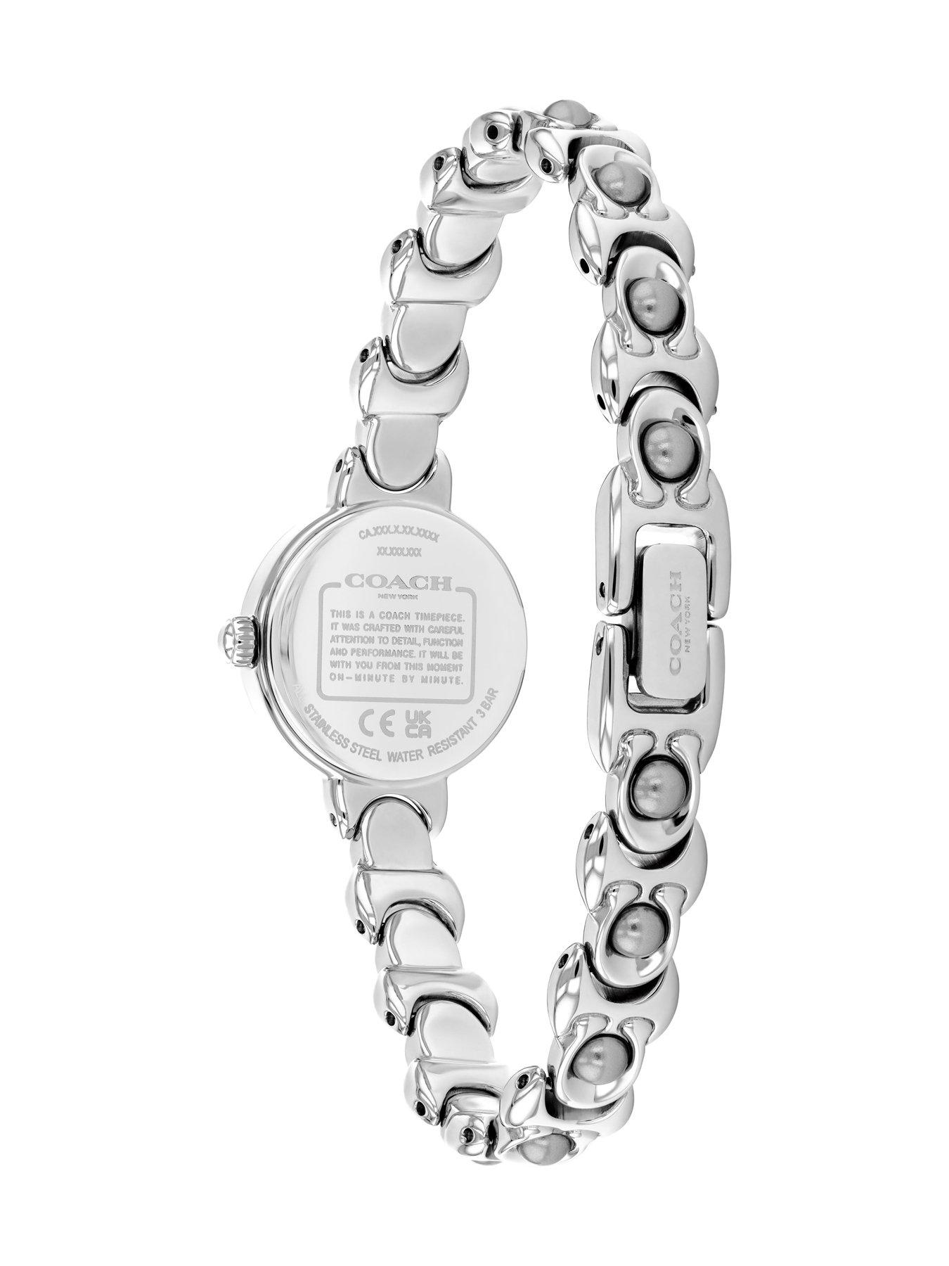 Image 3 of 4 of COACH Ladies Iris Stainless Steel with Pearl Bracelet  Watch