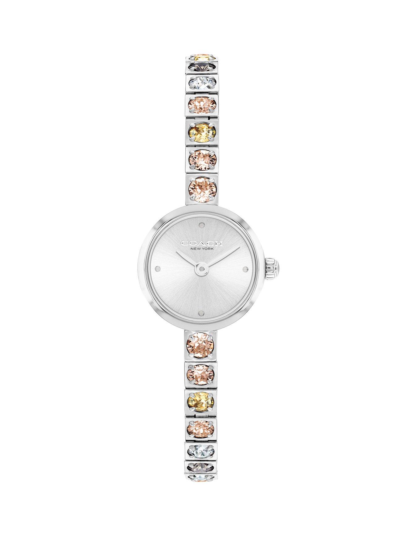 Image 1 of 4 of COACH Ladies Iris Stainlesss Steel Tennis Bracelet Watch