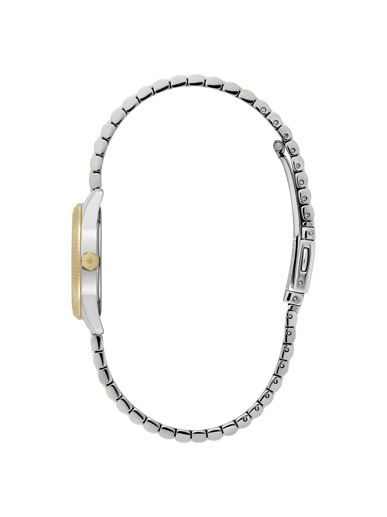 Image 3 of 8 of Olivia Burton 25mm Highbury Green Sunray Two Tone Watch