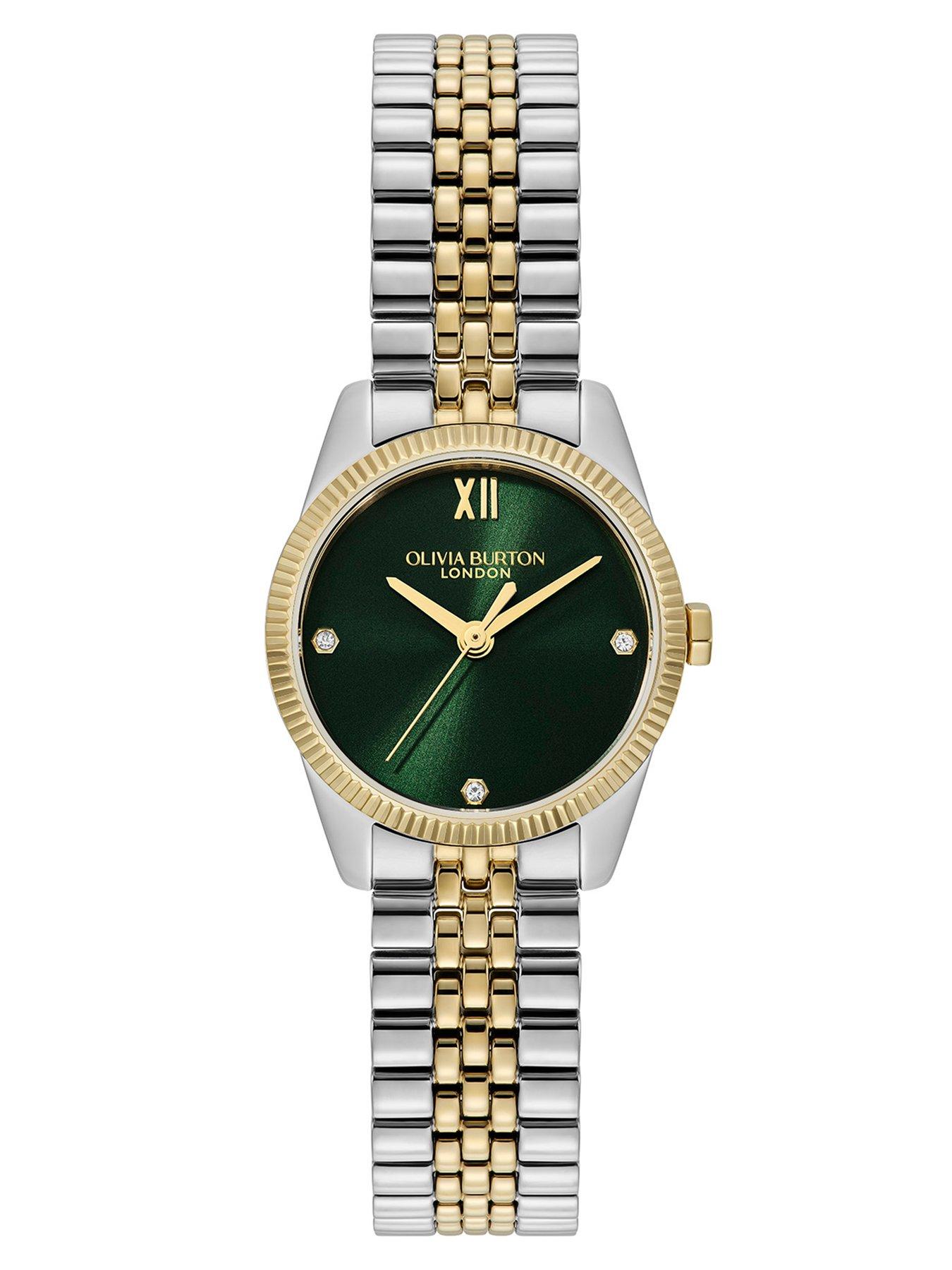 Image 5 of 8 of Olivia Burton 25mm Highbury Green Sunray Two Tone Watch