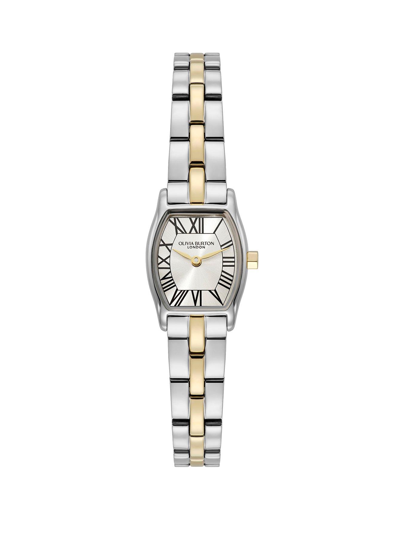 Image 1 of 8 of Olivia Burton 18mm Cambridge Champagne Sunray Two Tone Watch