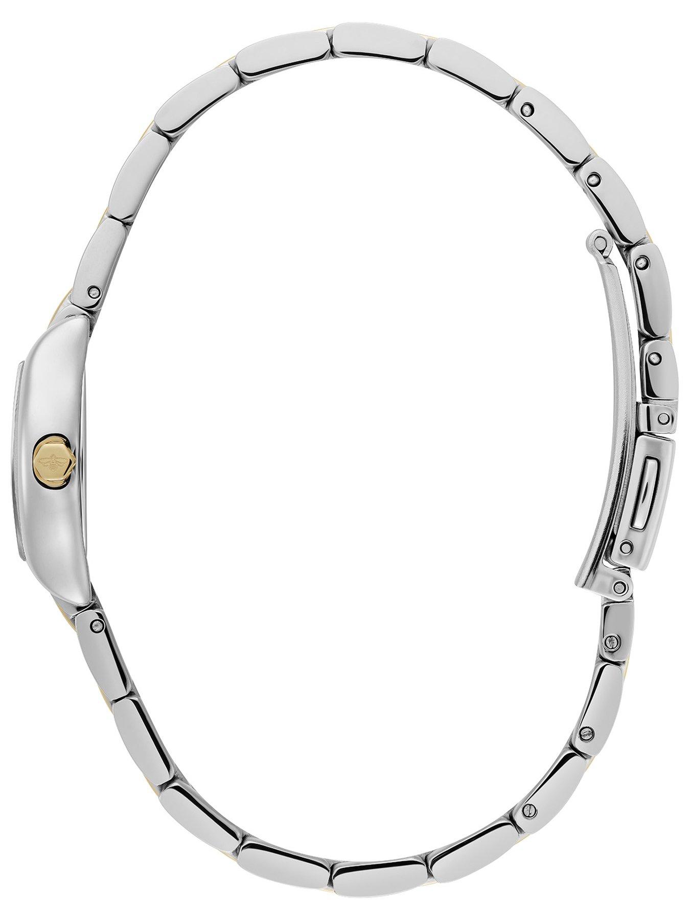 Image 4 of 8 of Olivia Burton 18mm Cambridge Champagne Sunray Two Tone Watch