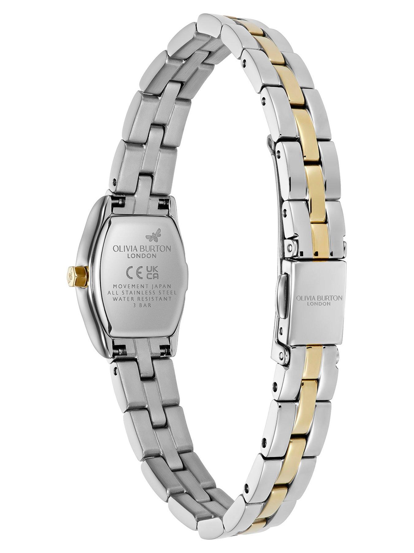 Image 5 of 8 of Olivia Burton 18mm Cambridge Champagne Sunray Two Tone Watch