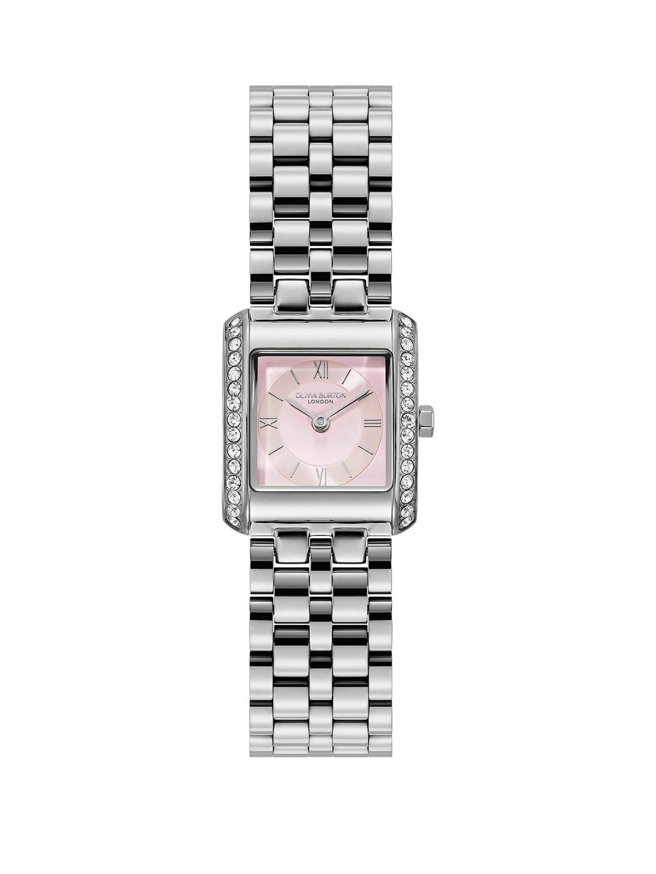 Olivia Burton 21mm Berkley Blush Square Watch