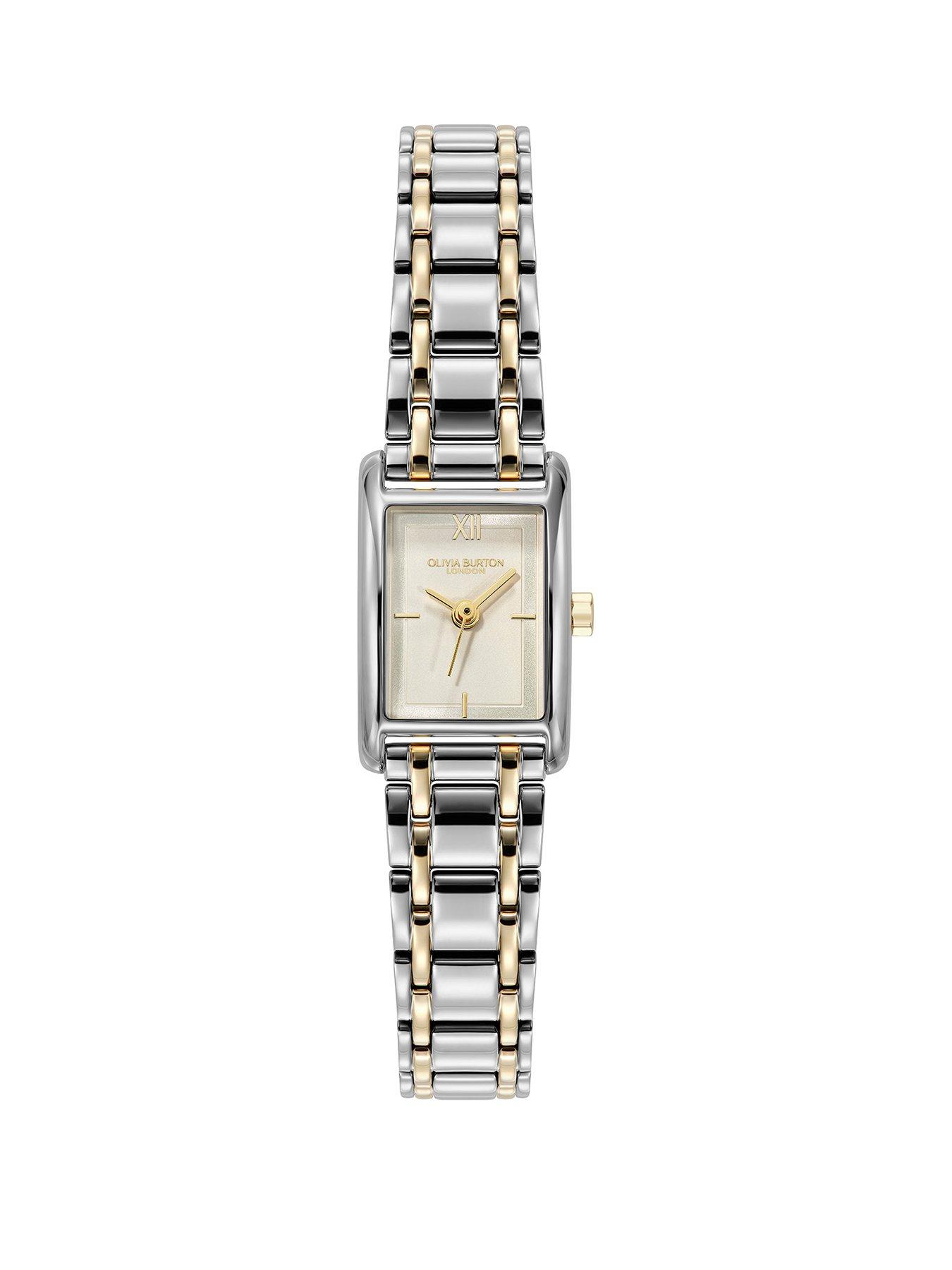 Olivia Burton 16mm Mini Grove Ivory Dial Two Tone Watch