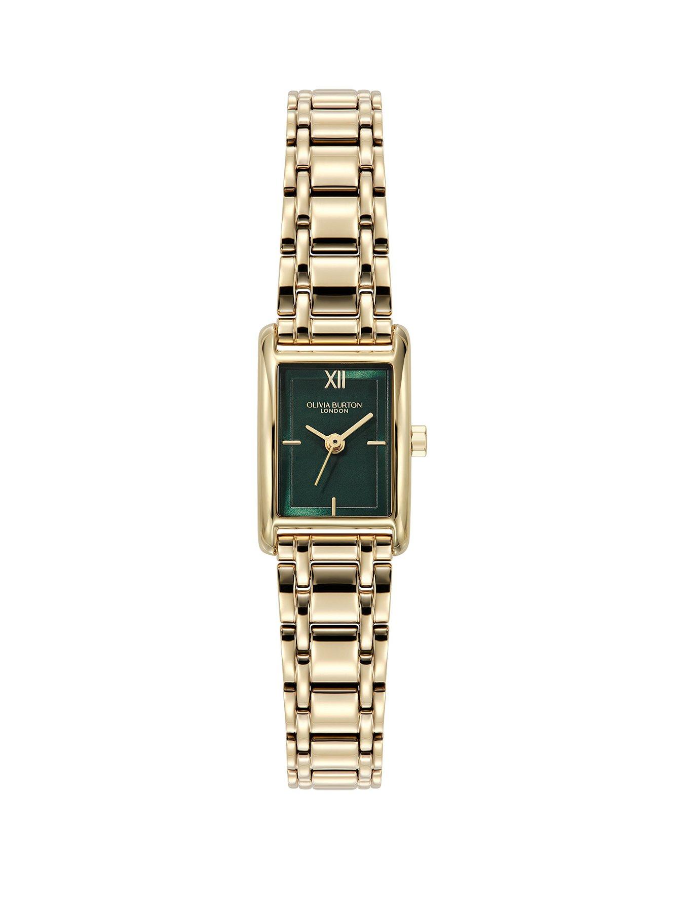 Olivia Burton 16mm Mini Grove Forest Green Watch