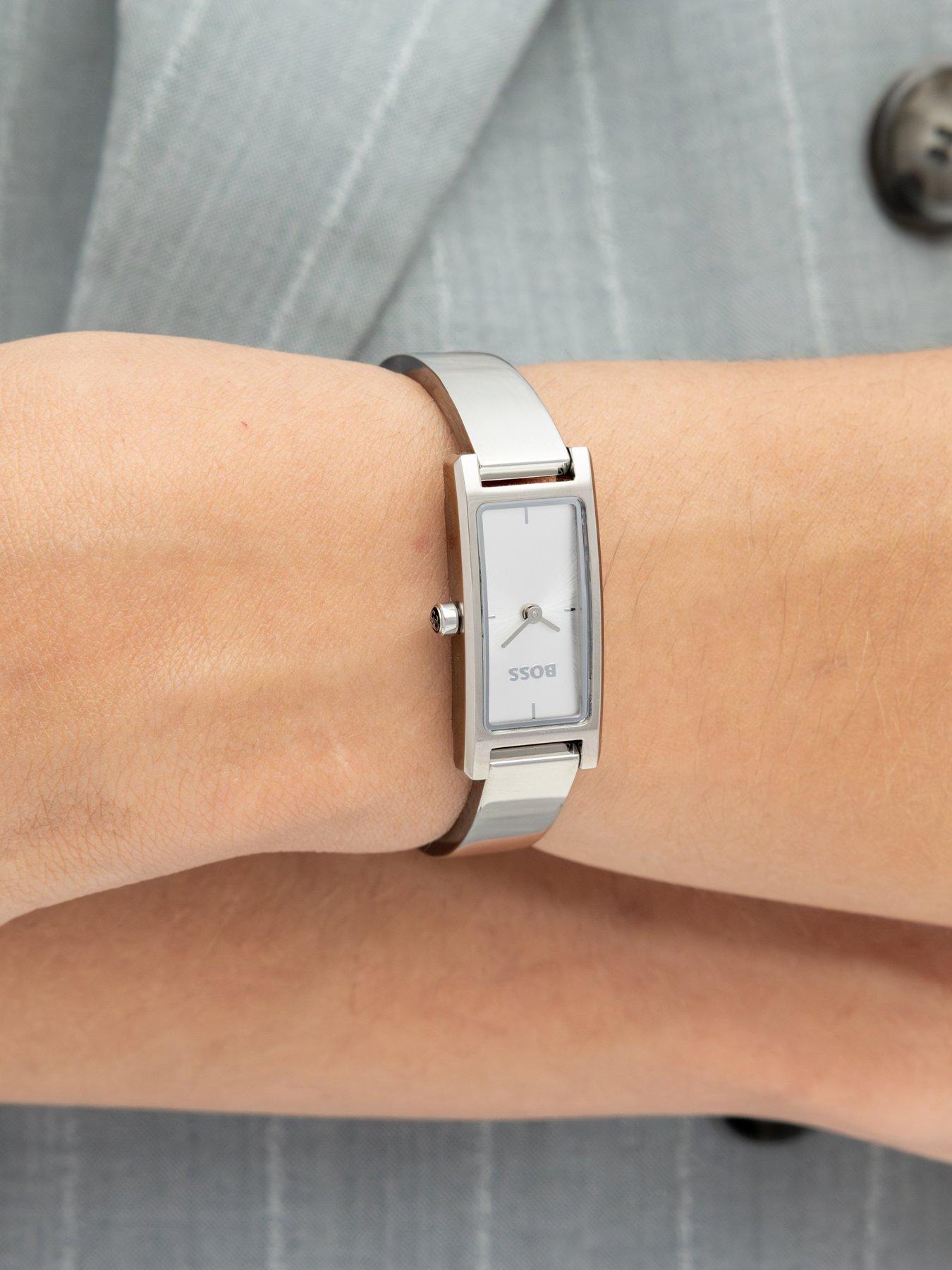 Image 5 of 8 of BOSS Ladies BOSS Lucy Allure Stainless Steel Bangle Watch