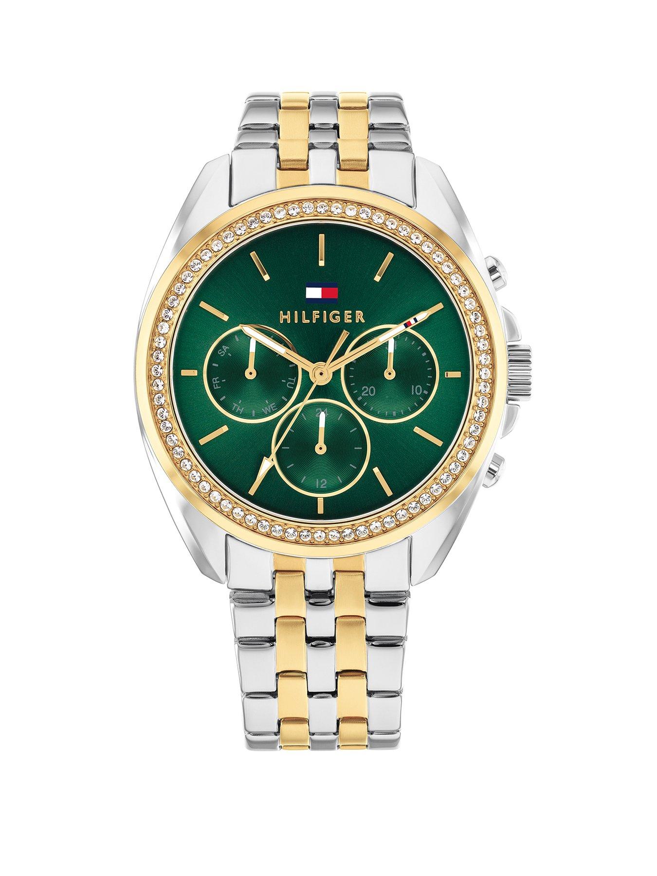 Tommy Hilfiger Tommy Hilfiger Women's Two Toned Stainless Steel And Gold IP Bracelet Watch