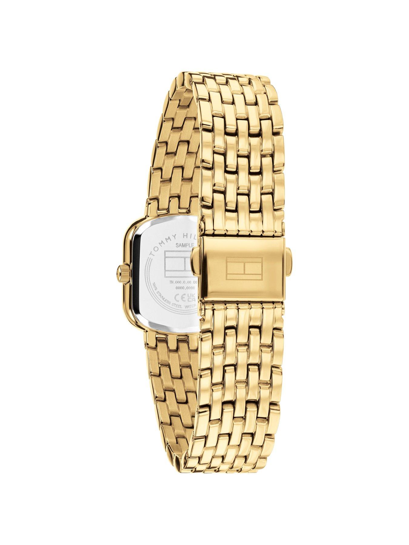 Image 3 of 5 of Tommy Hilfiger Women's Gold IP Bracelet Watch