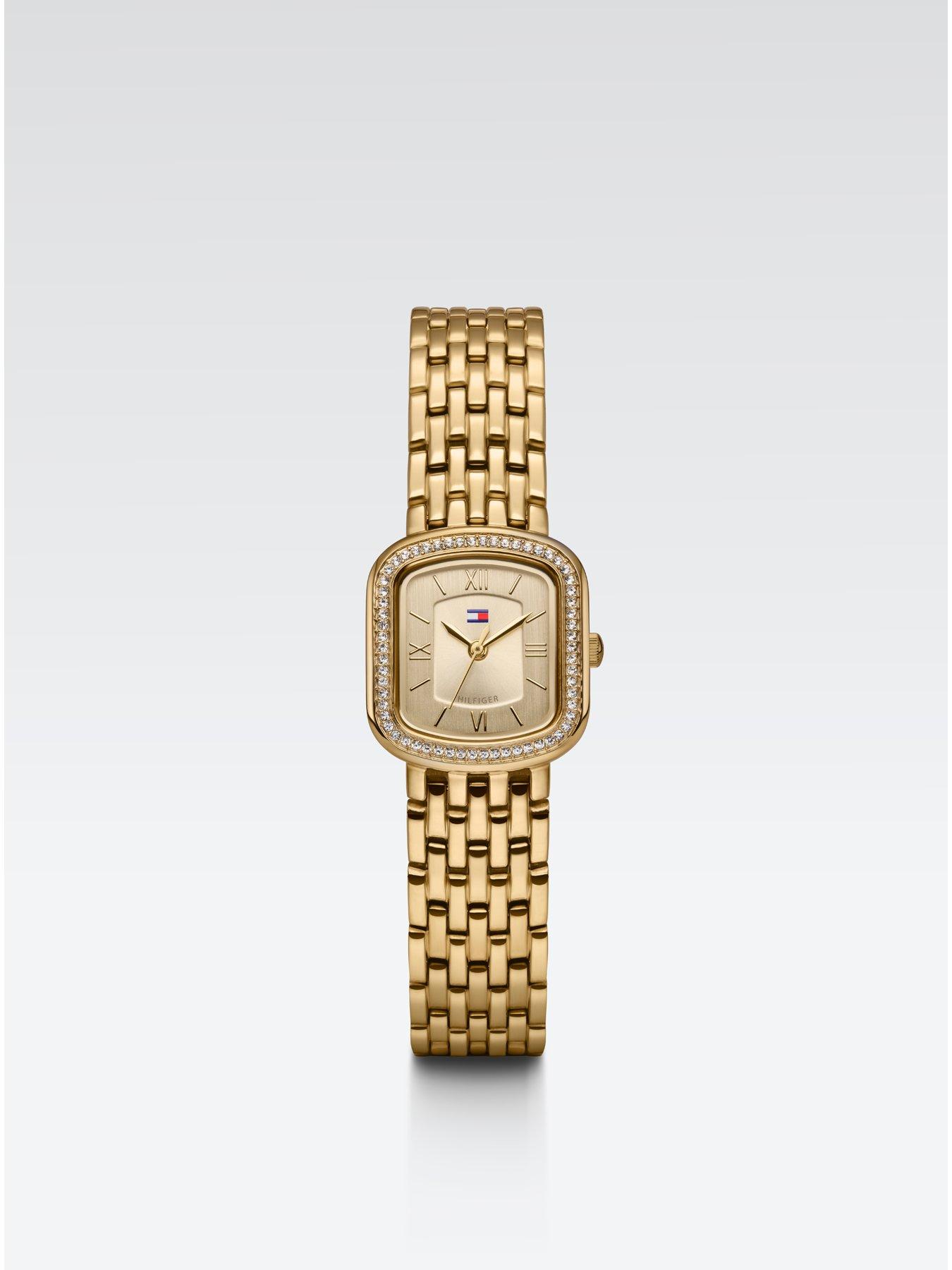 Image 4 of 5 of Tommy Hilfiger Women's Gold IP Bracelet Watch