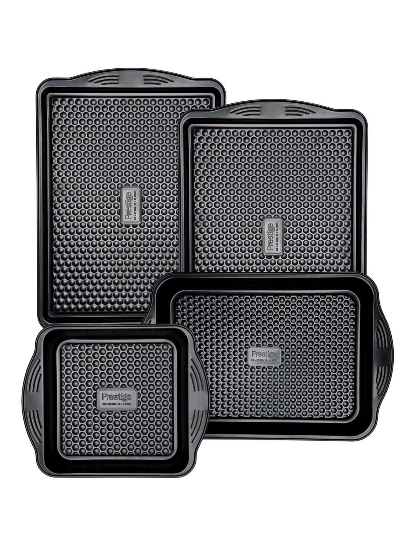 Prestige Prestige Aerolift 4pce Set (roast  &  Bake Tray, 2 X Large Oven Trays, Sq Cake Tin)