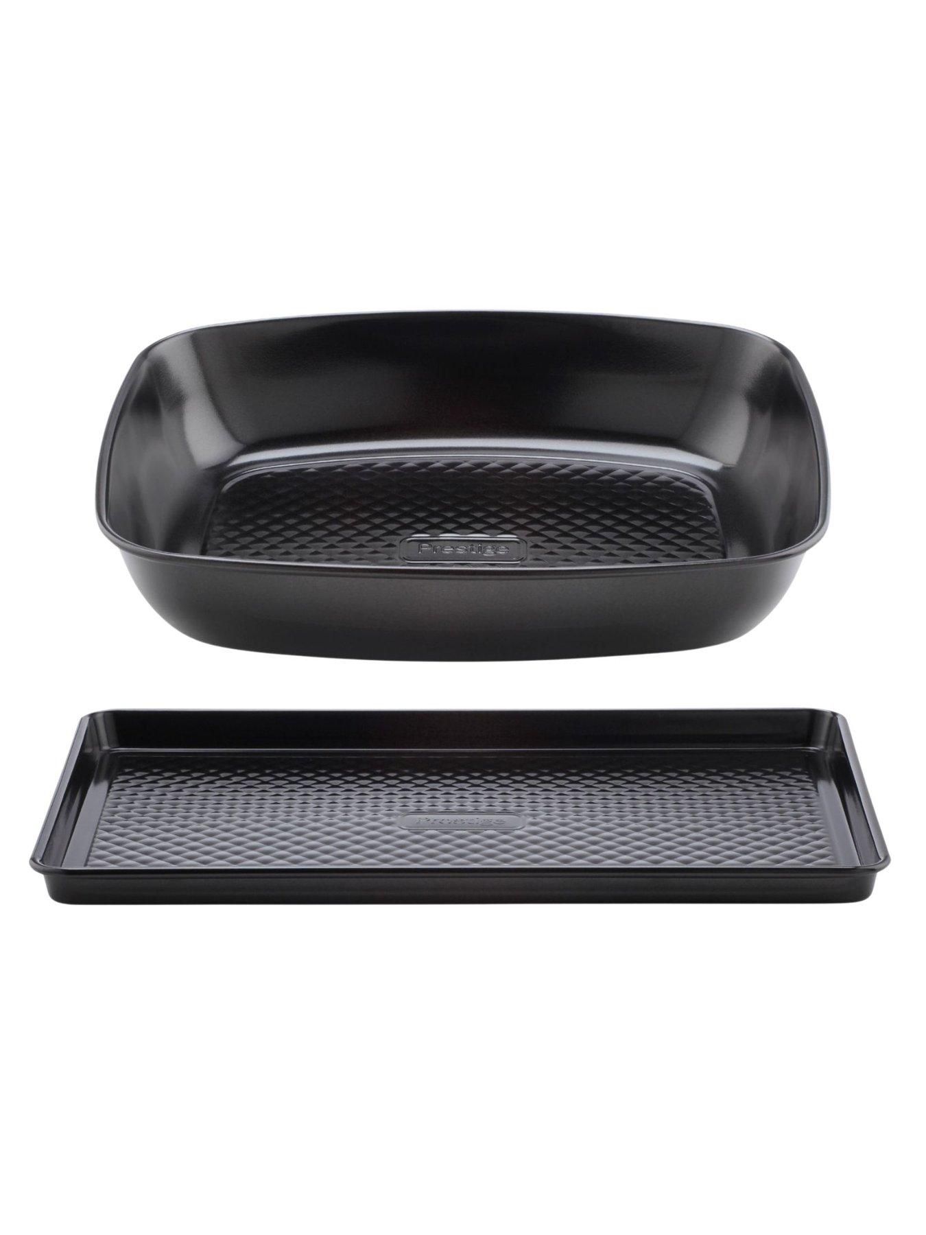 Prestige Prestige Inspire 2pce (oven Tray  &  Roaster Set) - (57909 Roaster, 57900 Large Oven Tray)