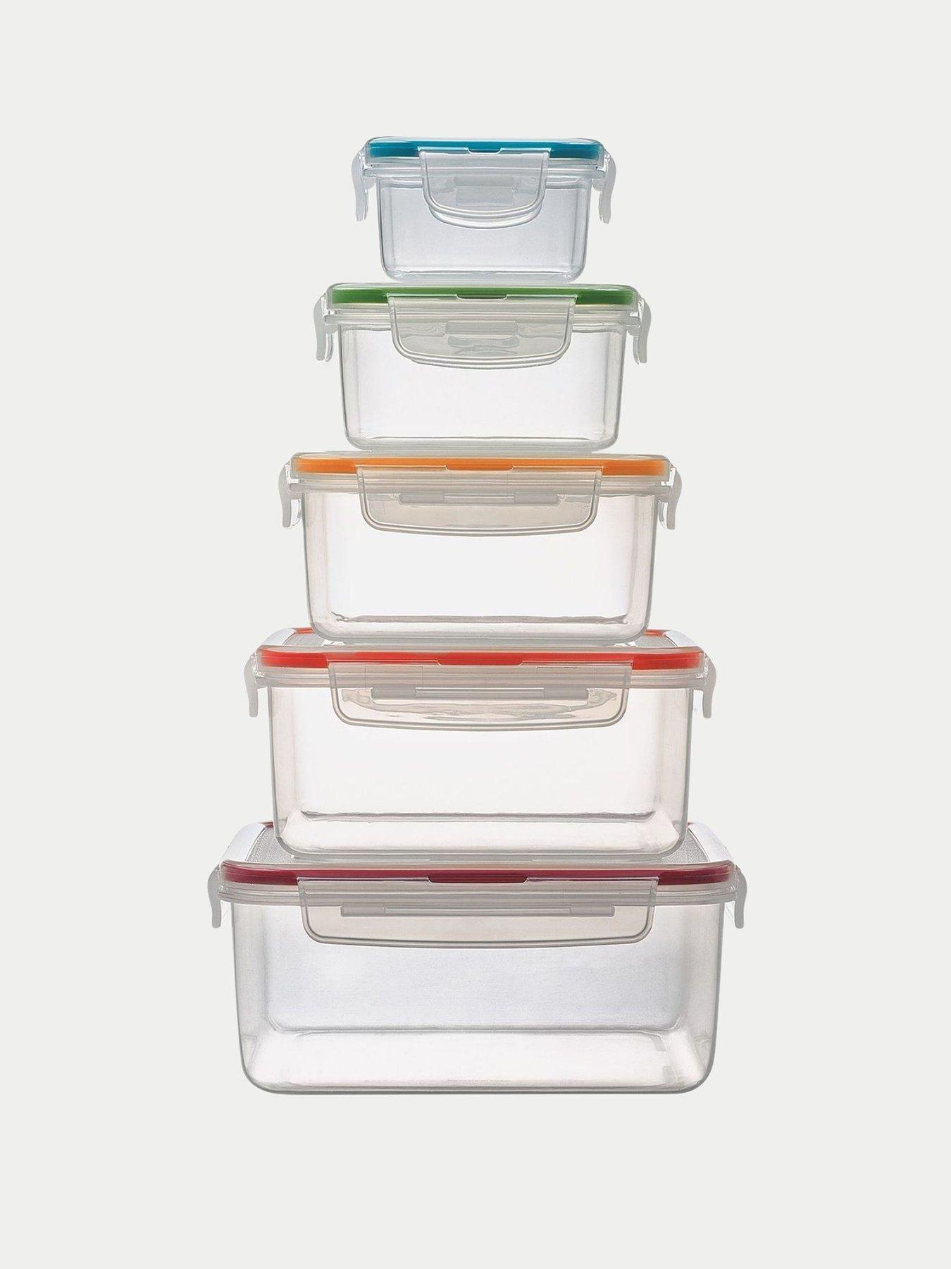 Image 2 of 4 of Lock and Lock Classic 10pce Square Nesting Set (2 X Square Sets Hpl980clq5)